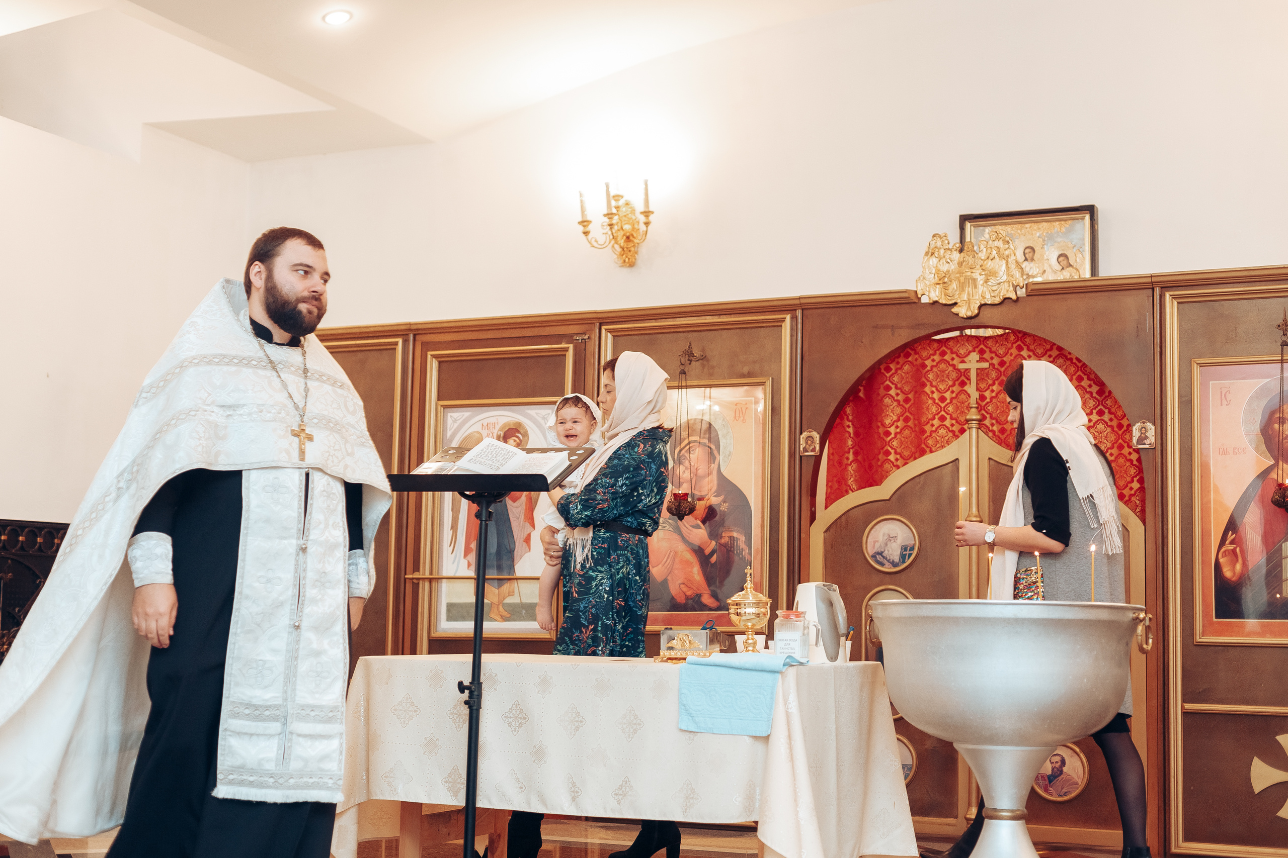 Крещение Елизаветы. Свадебный фотограф в Краснодаре Николай Крауз