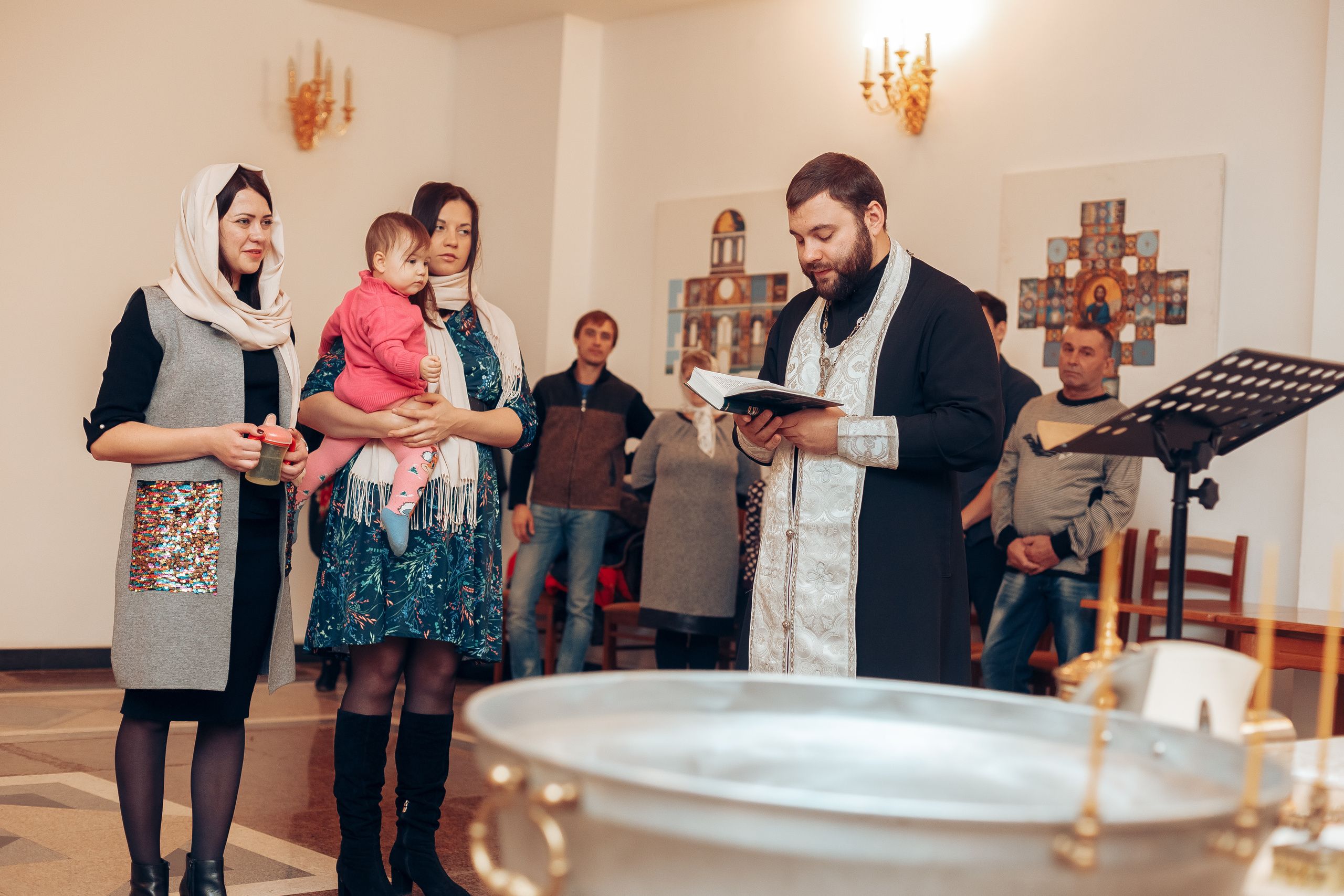 Крещение Елизаветы. Свадебный фотограф в Краснодаре Николай Крауз