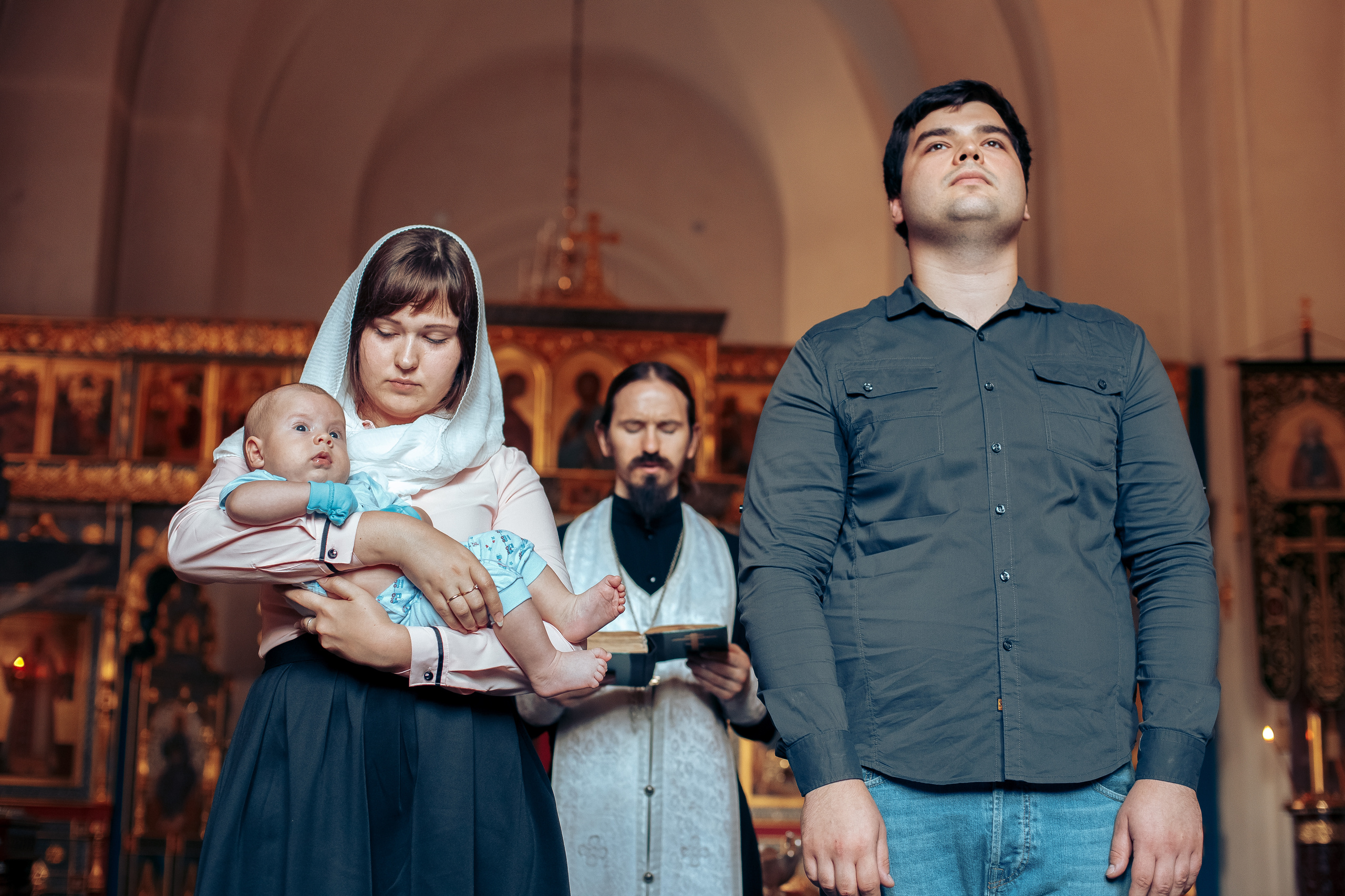 Крещение Кирилла. Свадебный фотограф в Краснодаре Николай Крауз