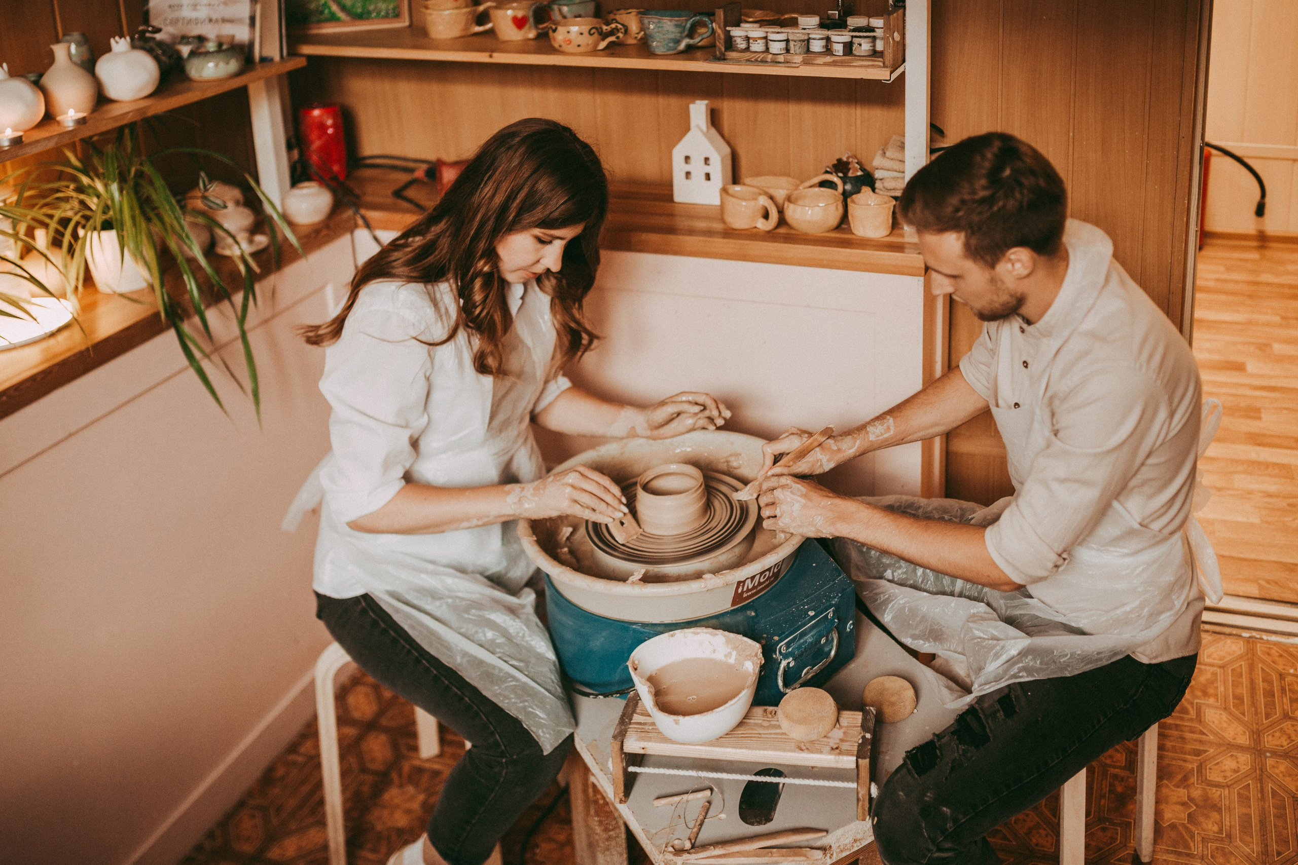 Лав стори в гончарной. Семейный и детский фотограф в Нижнем Новгороде Наумова Лидия