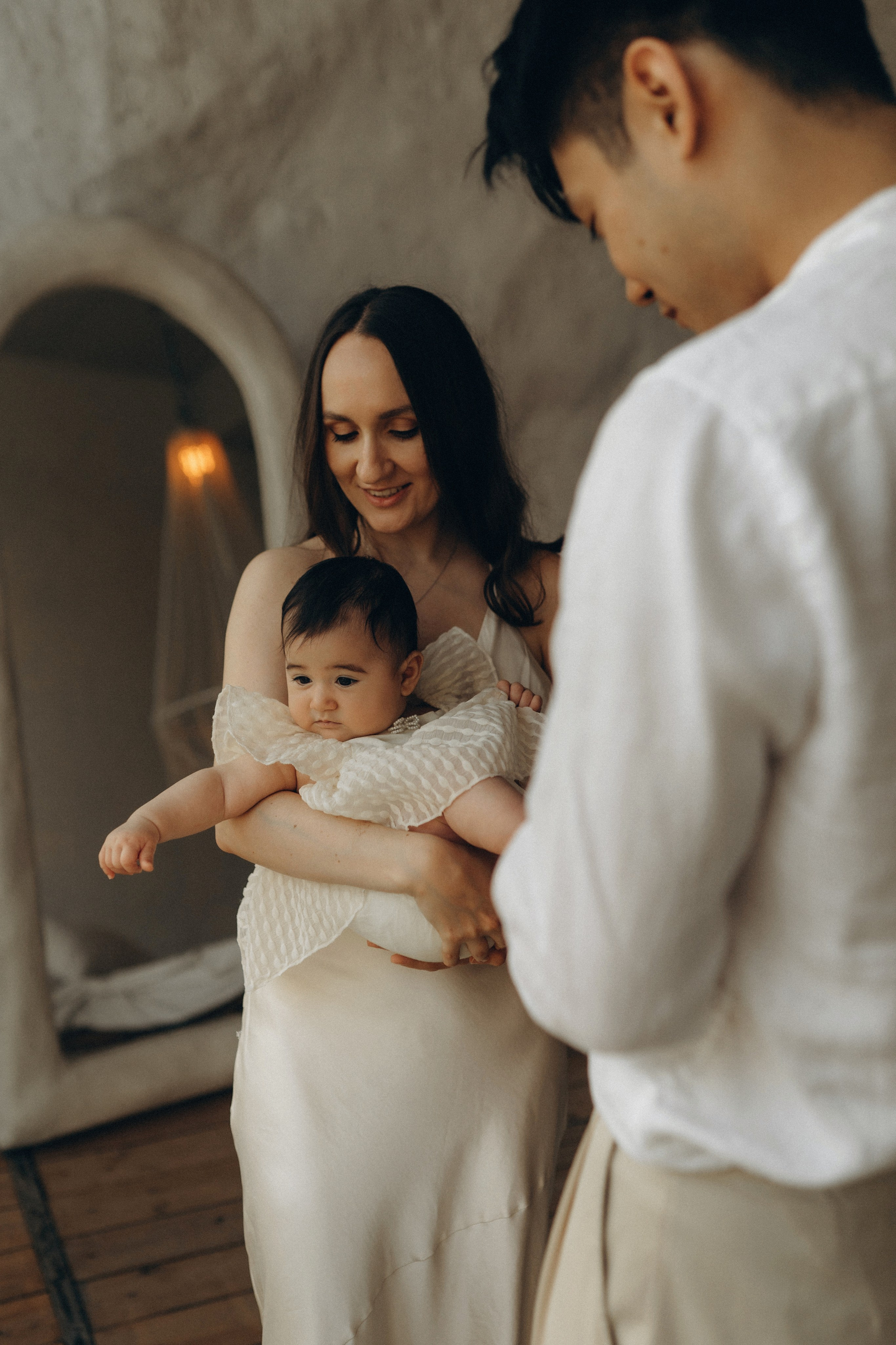 Малышка Нина и родители. Семейный lifestyle фотограф в Москве Рената Рафикова