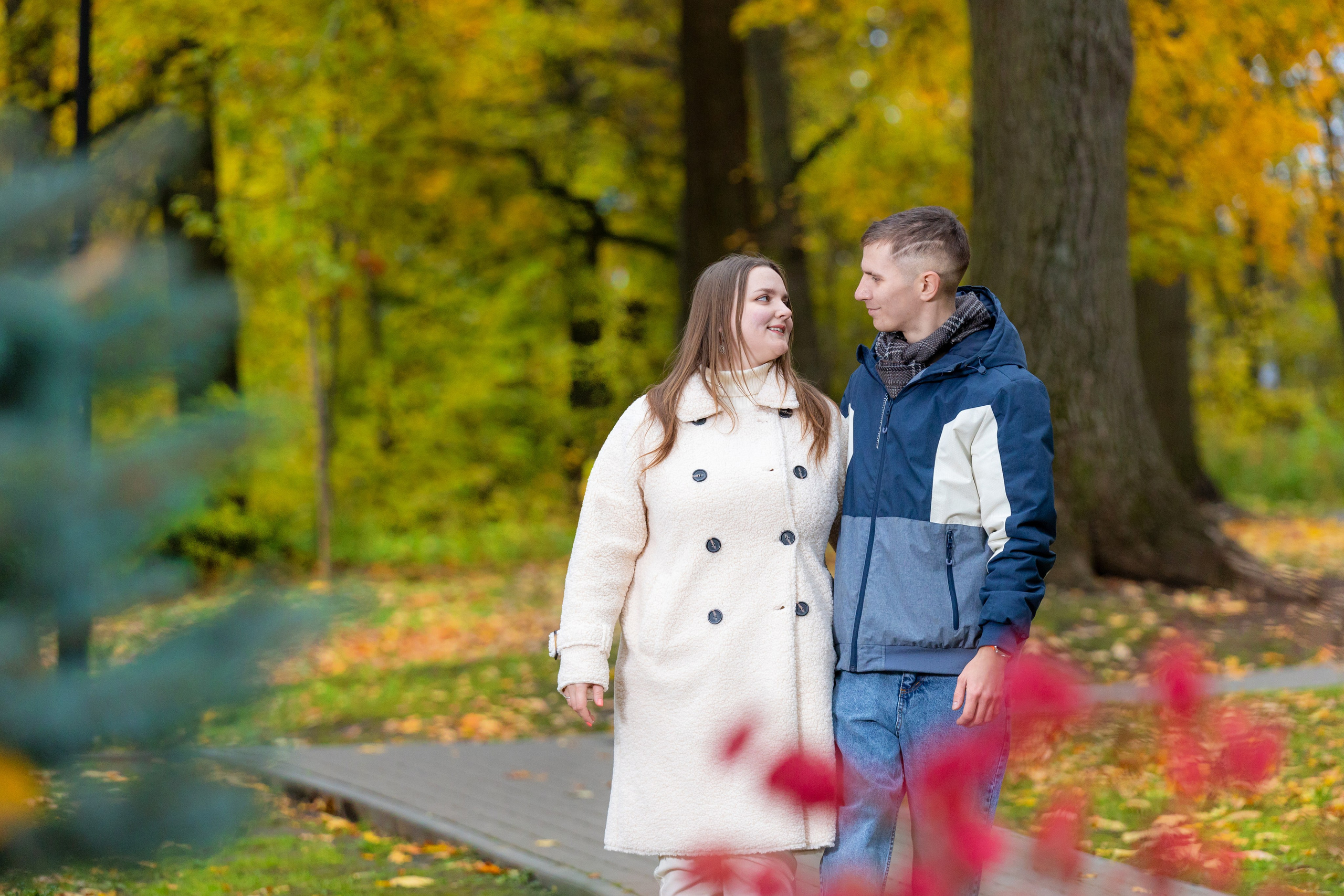 Лав стори для Надежды, победительницы осеннего конкурса в ВК. Фотограф в Туле Крупский АнДРей. Фотостудия «КАДР71» в Туле