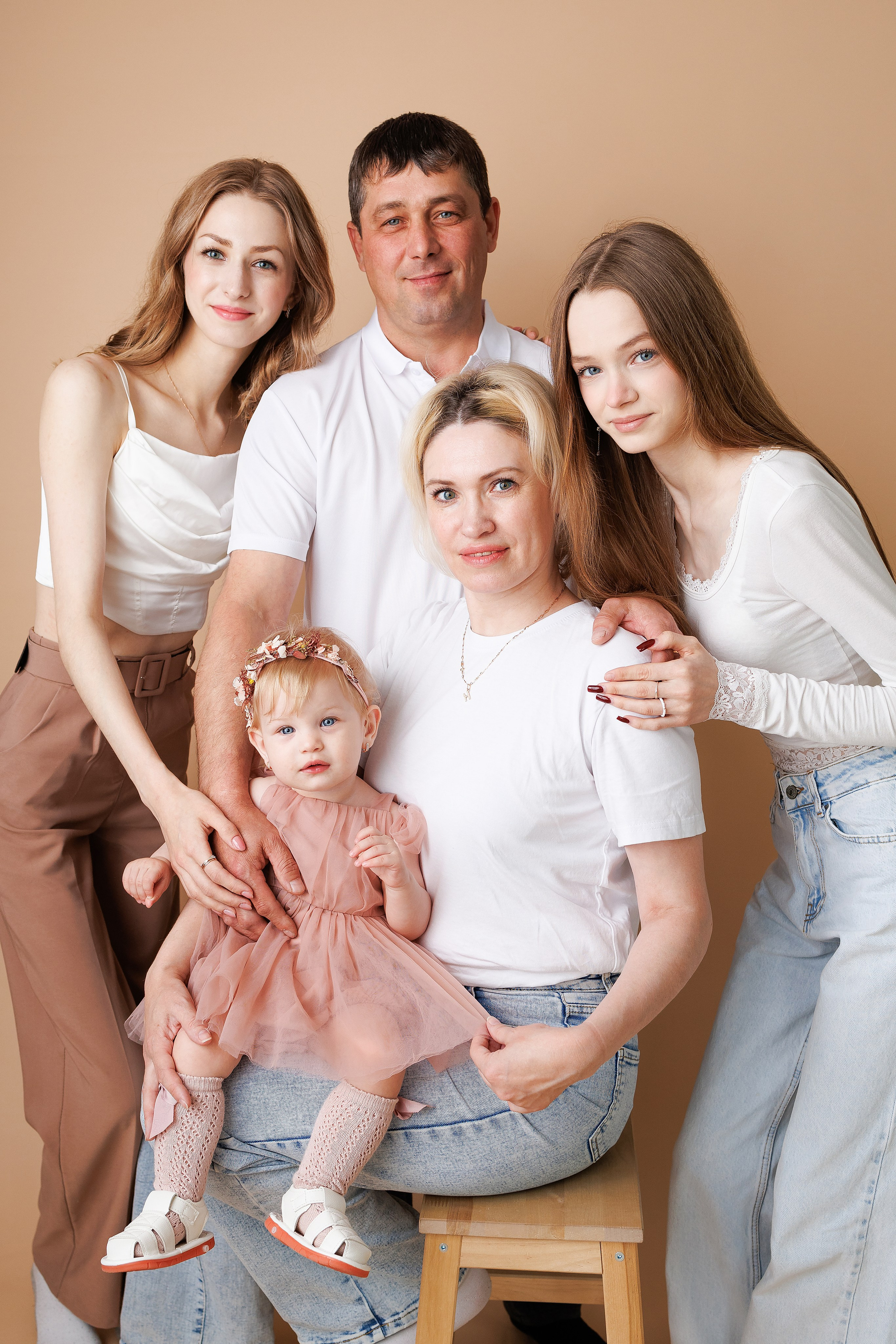 Юлечке 1 годик. Фотограф новорожденный малышей Новосибирск