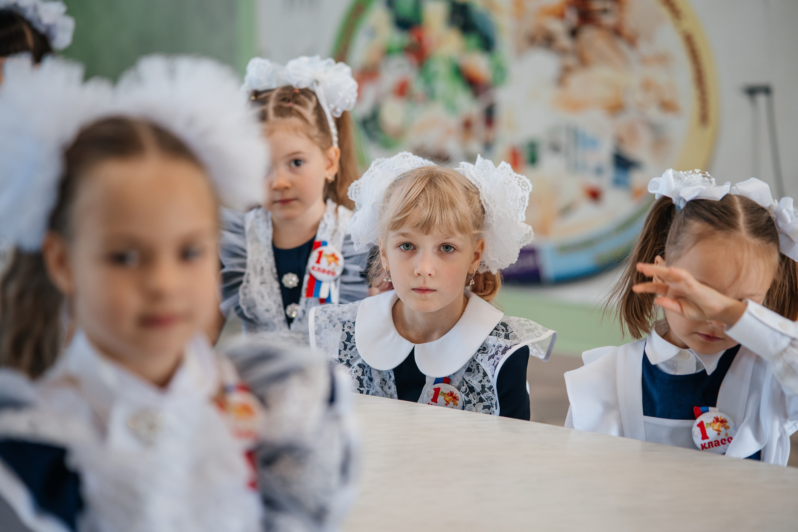 День первоклассника. Школьный фотограф в Валуйках. Фотосессии для выпускников и изготовление выпускных альбомов в городе Валуйки и в Белгородской области