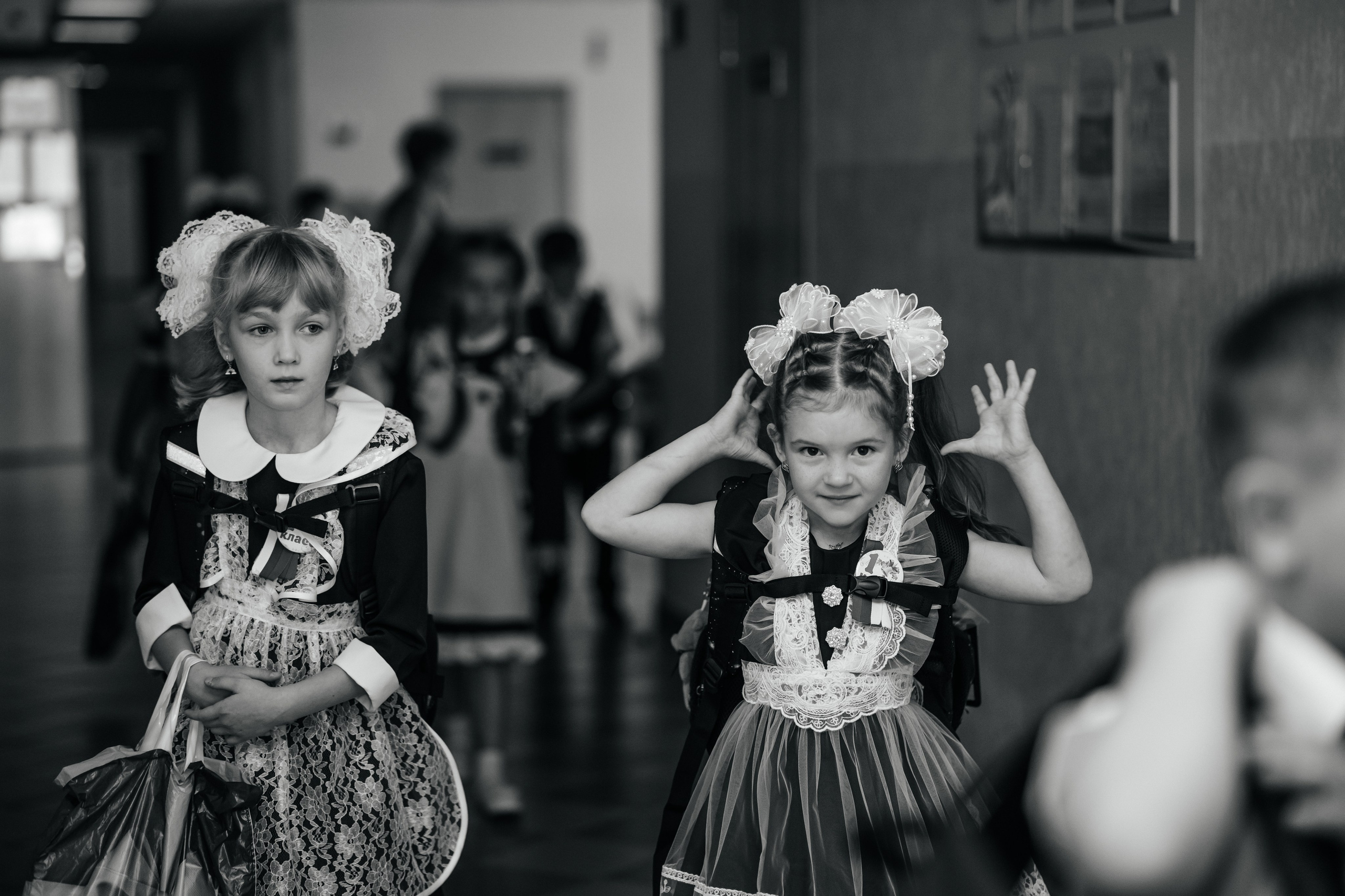 День первоклассника. Школьный фотограф в Валуйках. Фотосессии для выпускников и изготовление выпускных альбомов в городе Валуйки и в Белгородской области