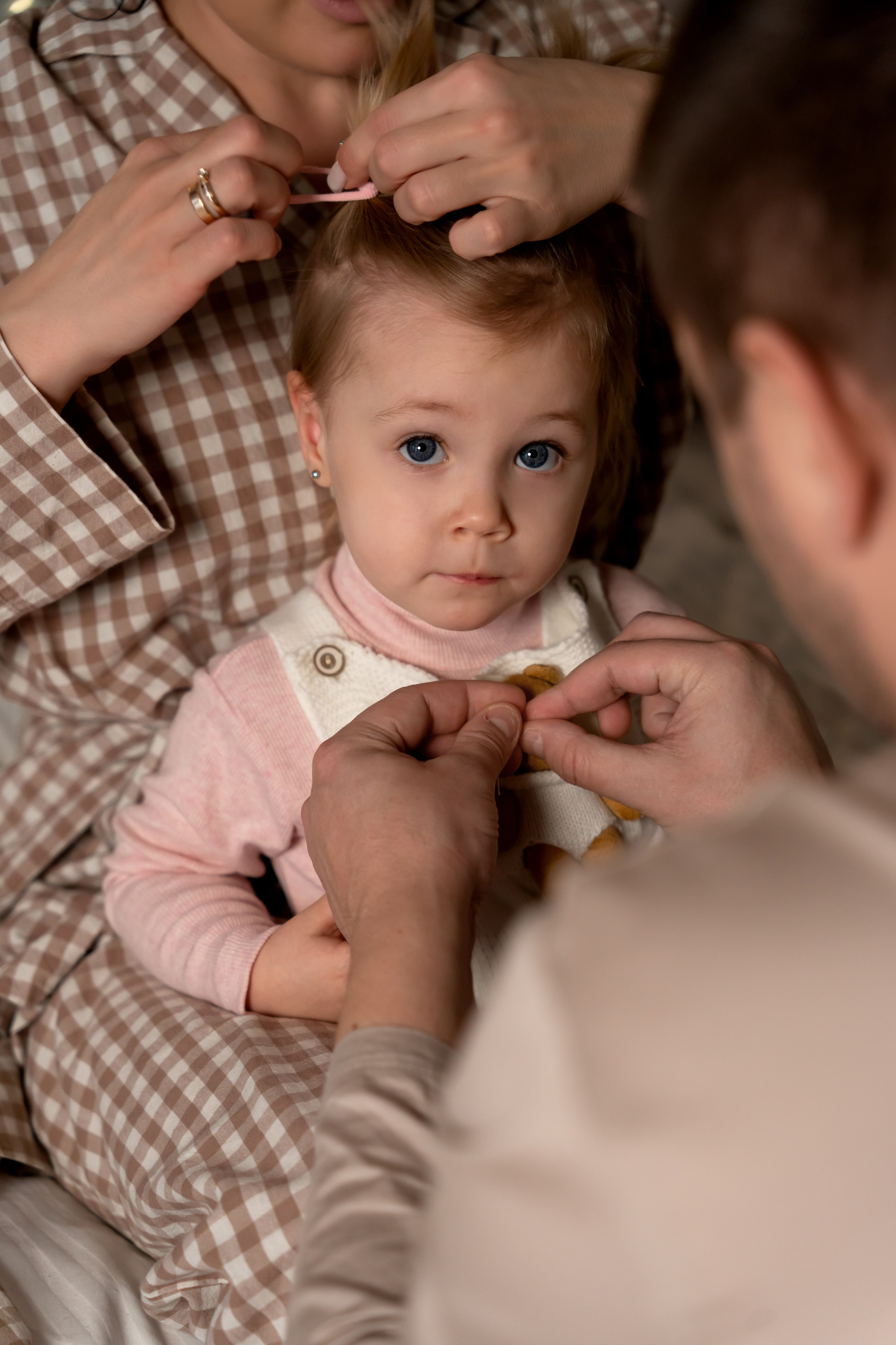 Теплая новогодняя семейная фотосессия. Фотограф в Красноярске. Юлия Чаушанская