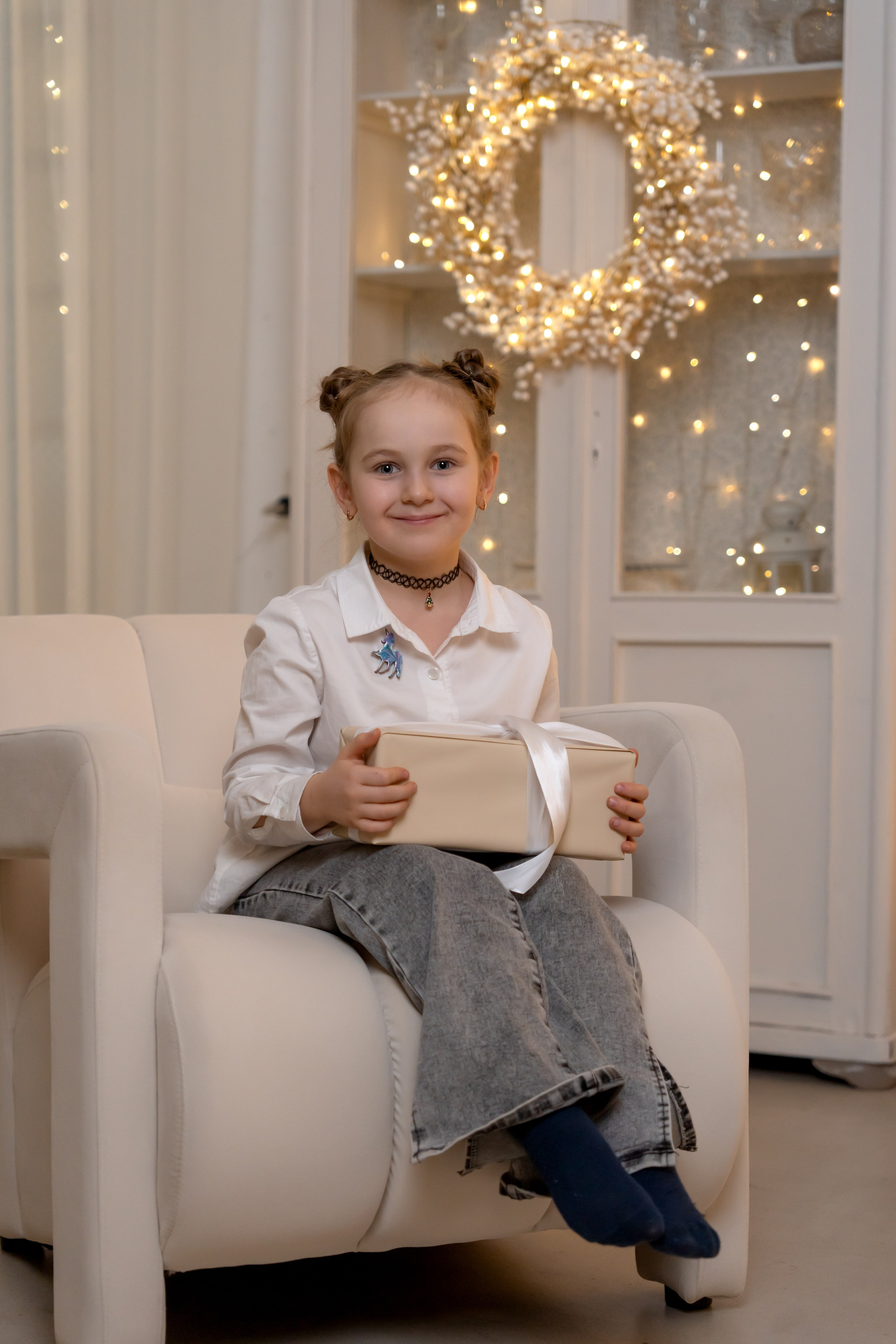 Новогодняя фотосессия для дружной семьи. Фотограф в Красноярске. Юлия Чаушанская