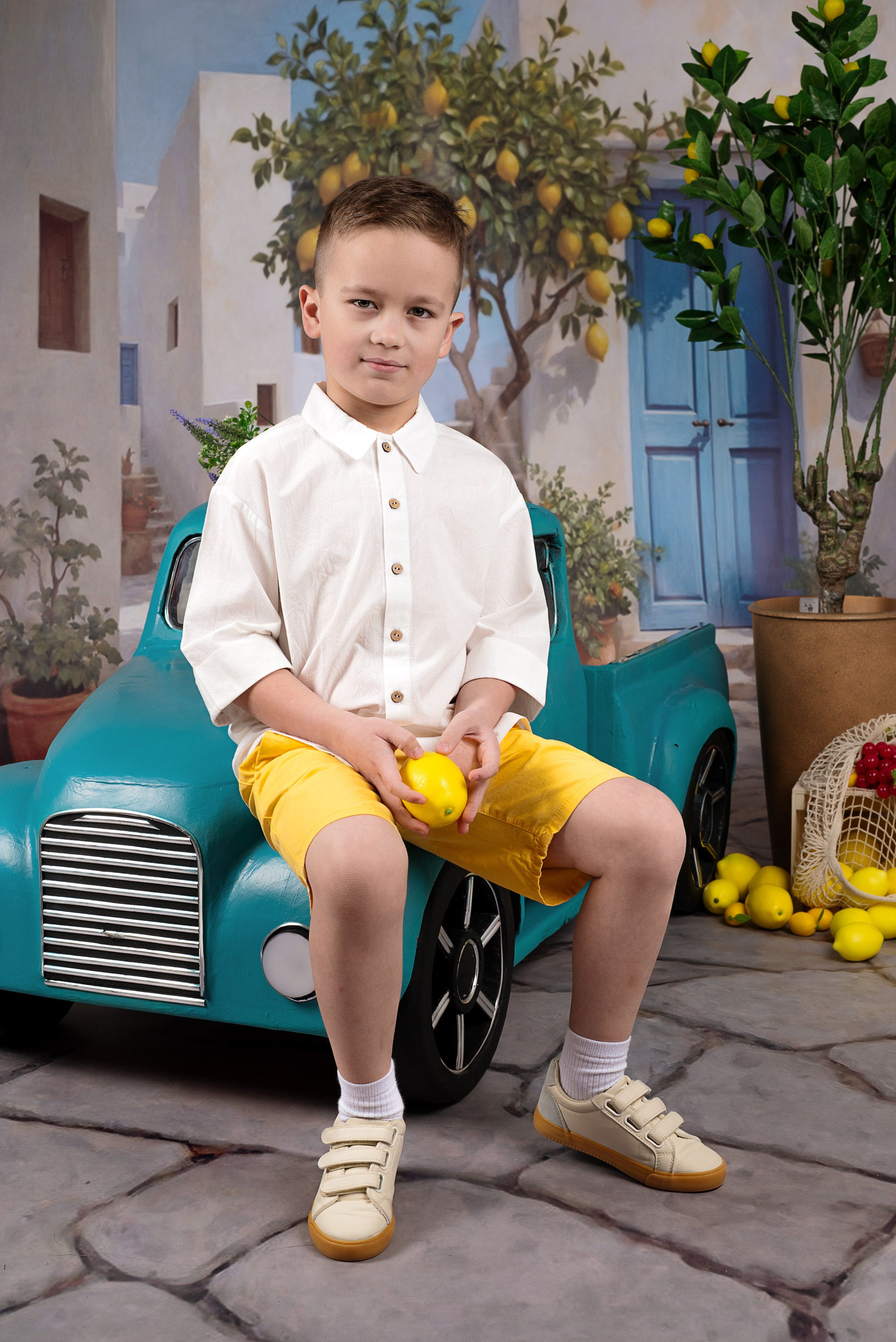 Сюжет «Санторини». Детская фотостудия Виктории Шараповой