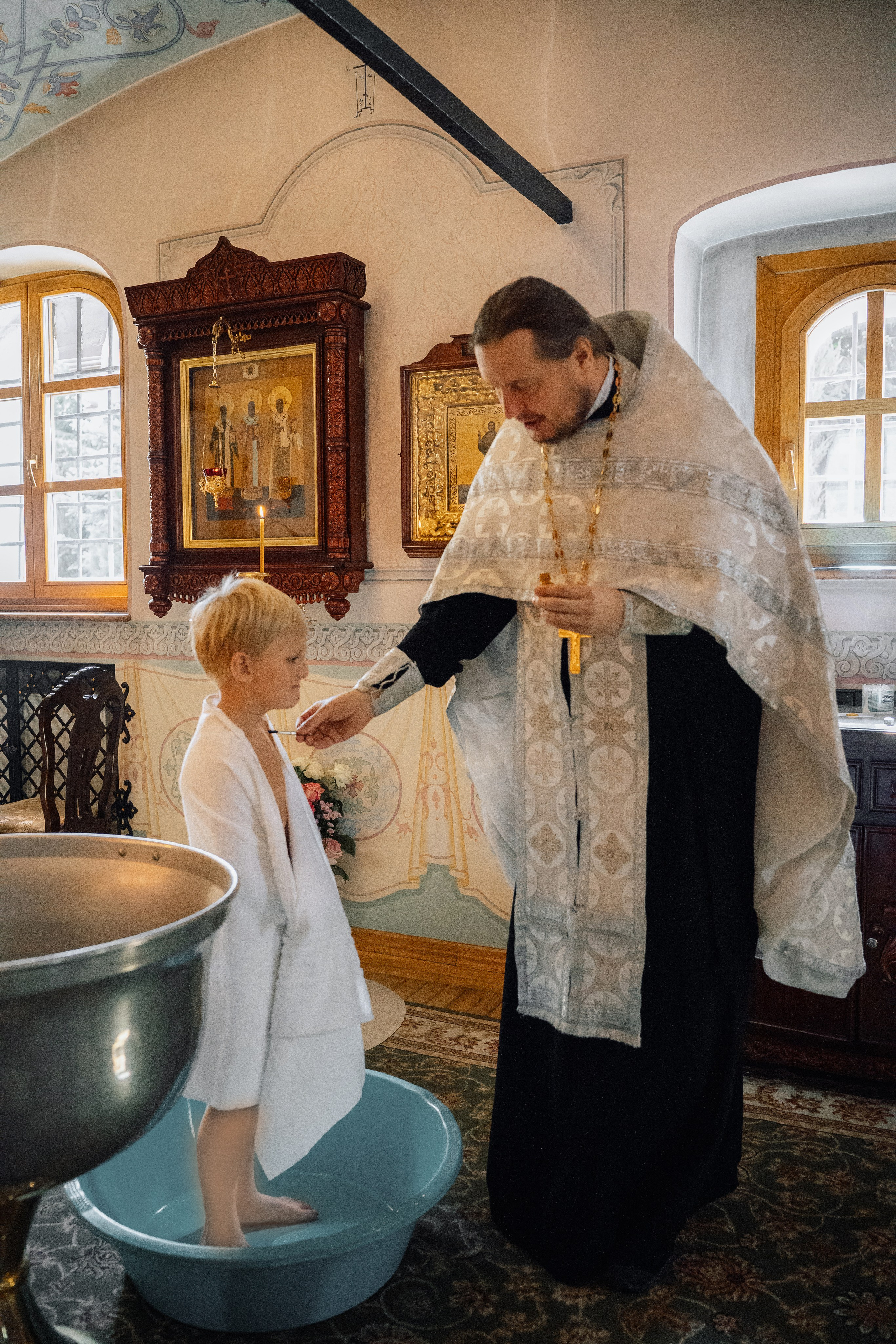 Крещение Марка. Фотограф Казакова Анастасия