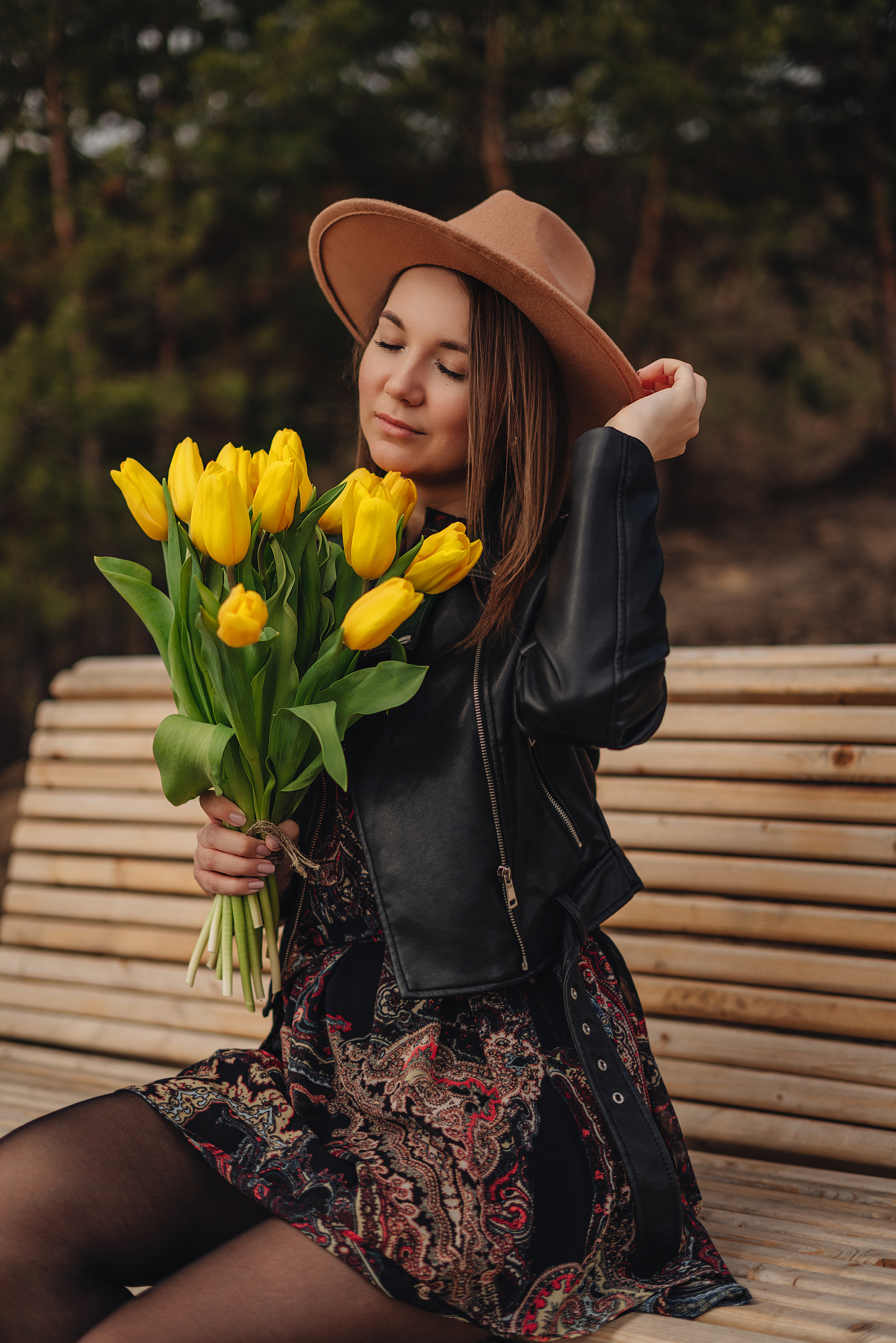 Елена | Съемка с тюльпанами. Фотограф Карина Шмулёва. Воронеж и область