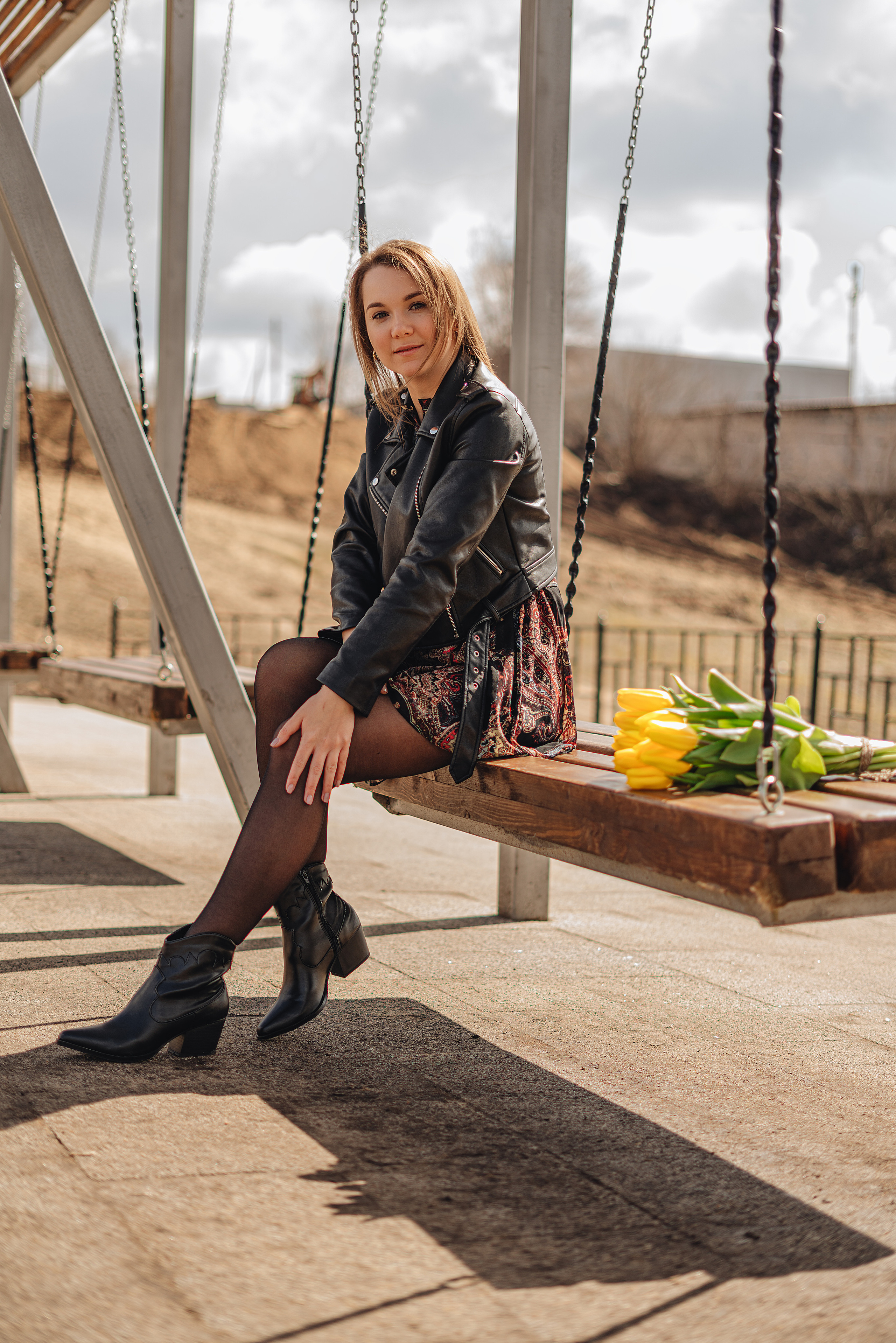 Елена | Съемка с тюльпанами. Фотограф Карина Шмулёва. Воронеж и область