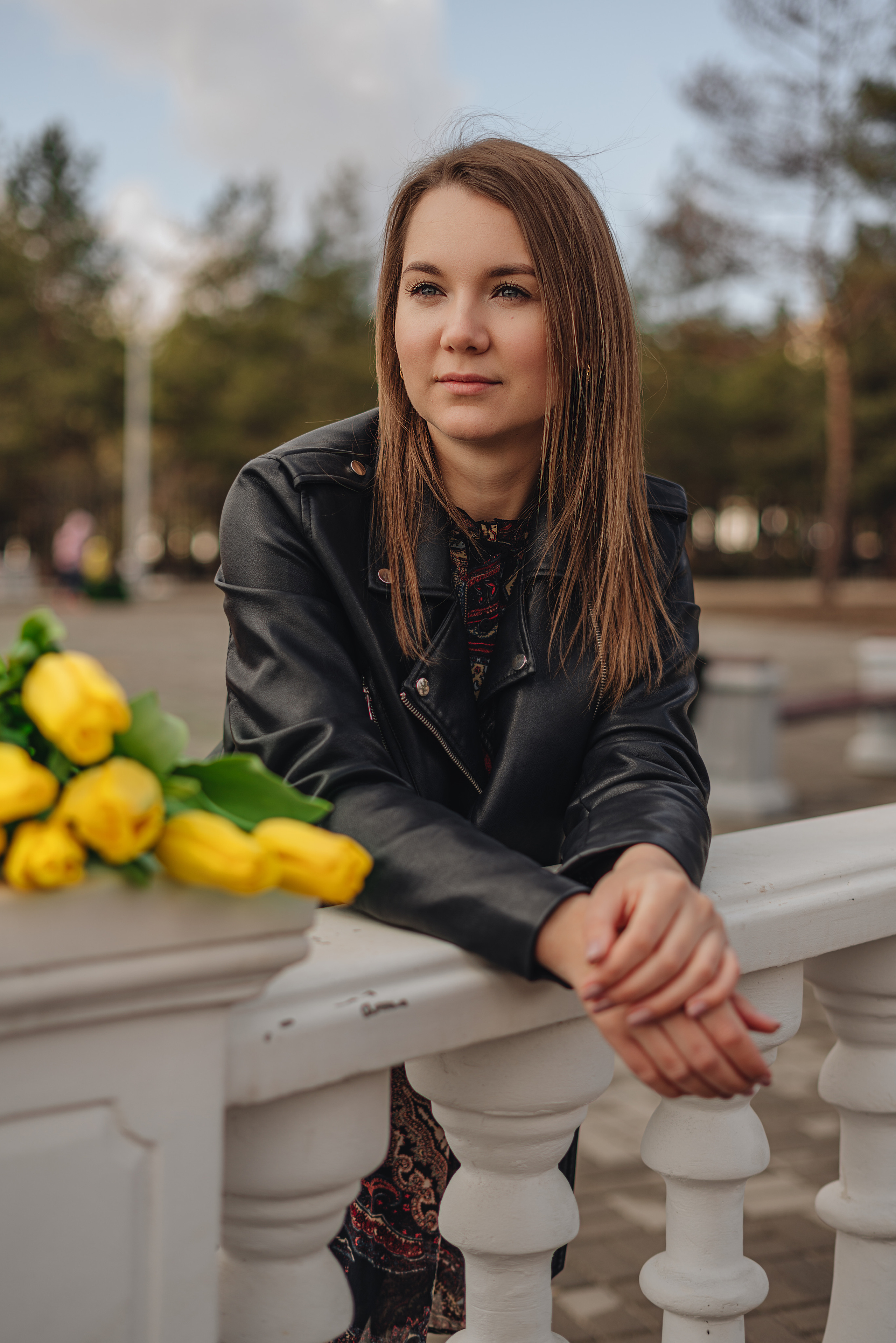 Елена | Съемка с тюльпанами. Фотограф Карина Шмулёва. Воронеж и область