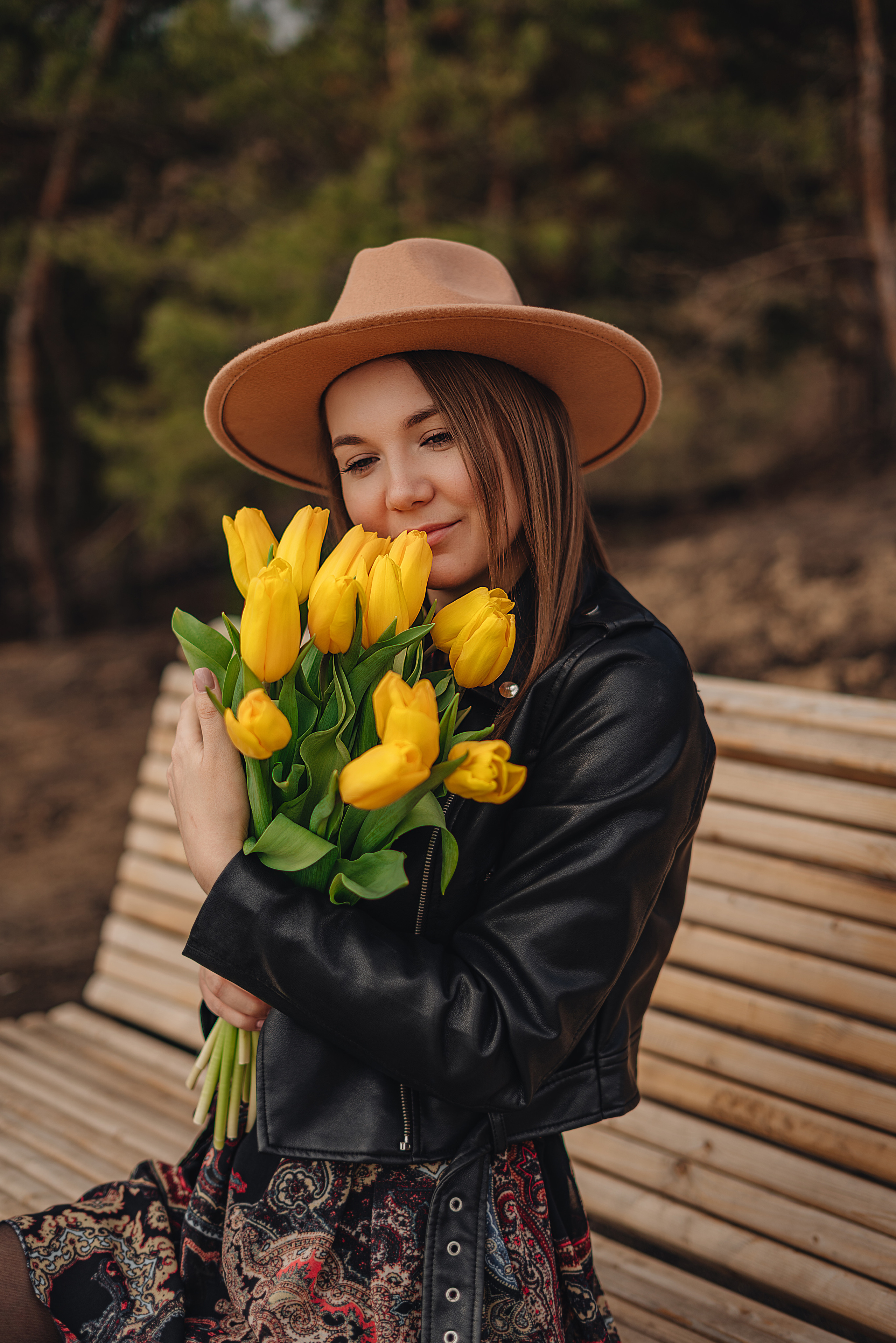 Елена | Съемка с тюльпанами. Фотограф Карина Шмулёва. Воронеж и область