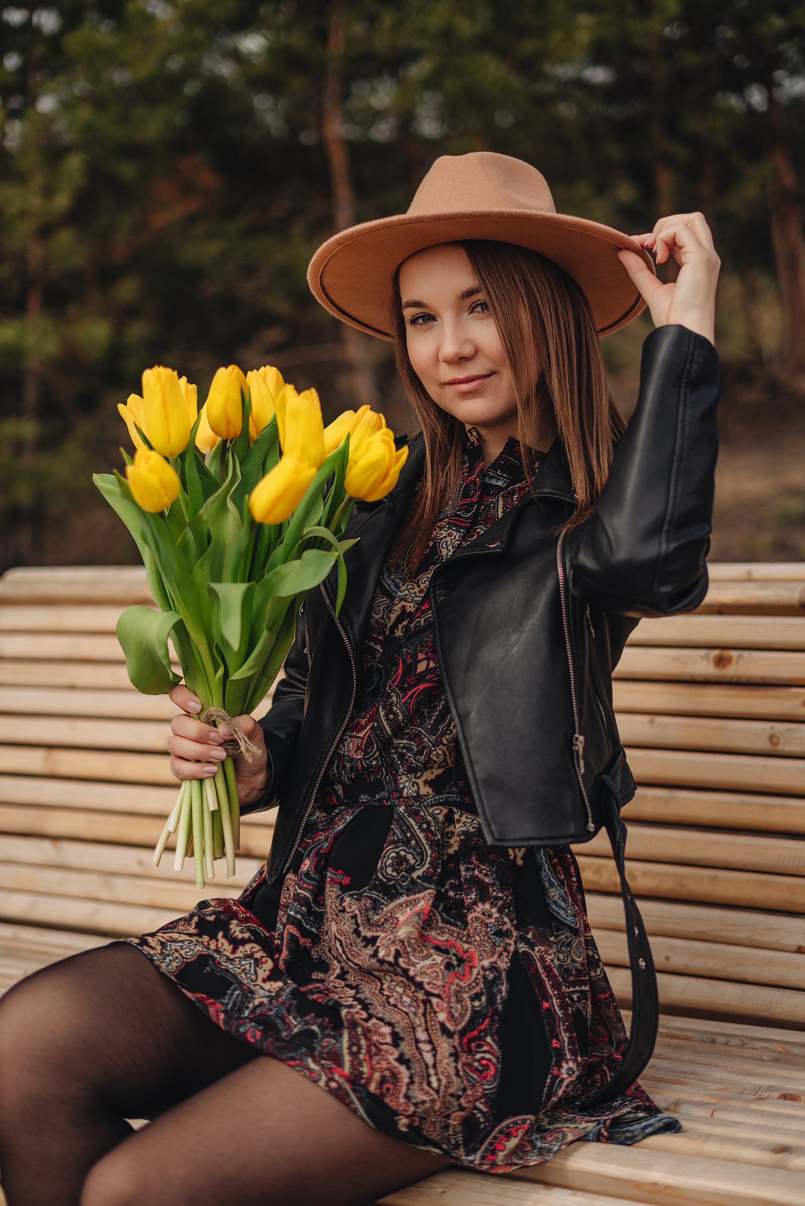 Елена | Съемка с тюльпанами. Фотограф Карина Шмулёва. Воронеж и область