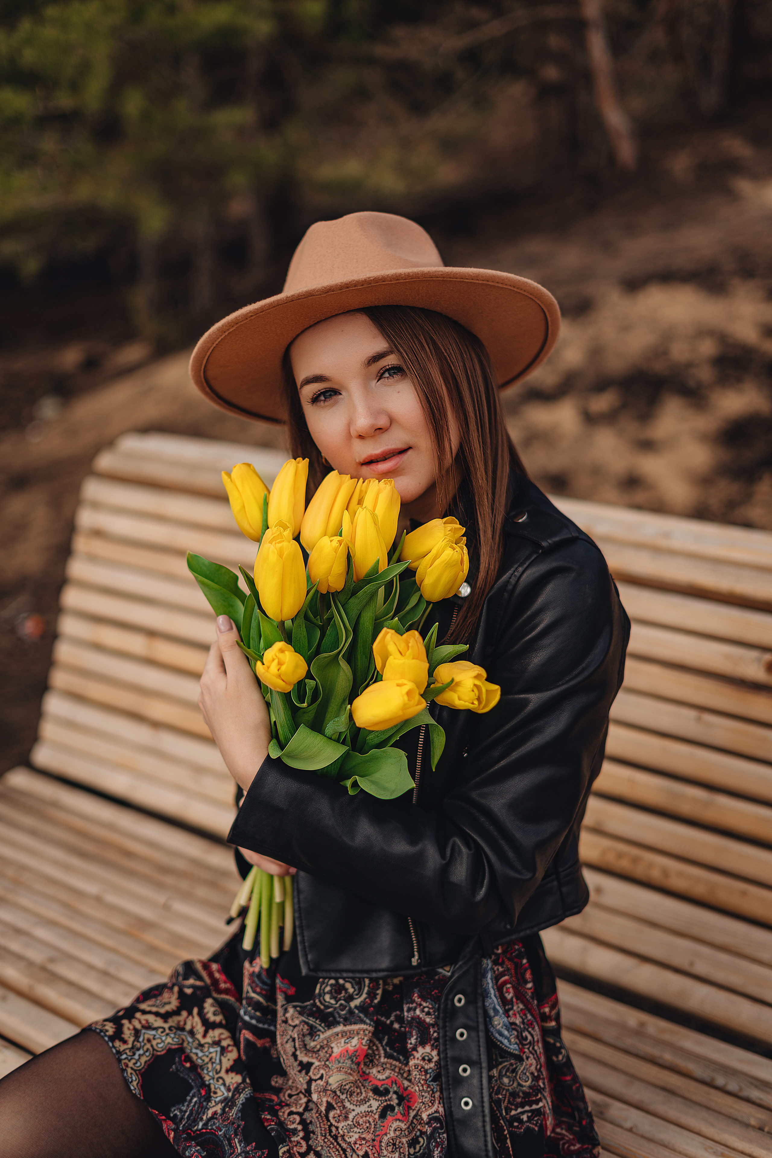 Елена | Съемка с тюльпанами. Фотограф Карина Шмулёва. Воронеж и область