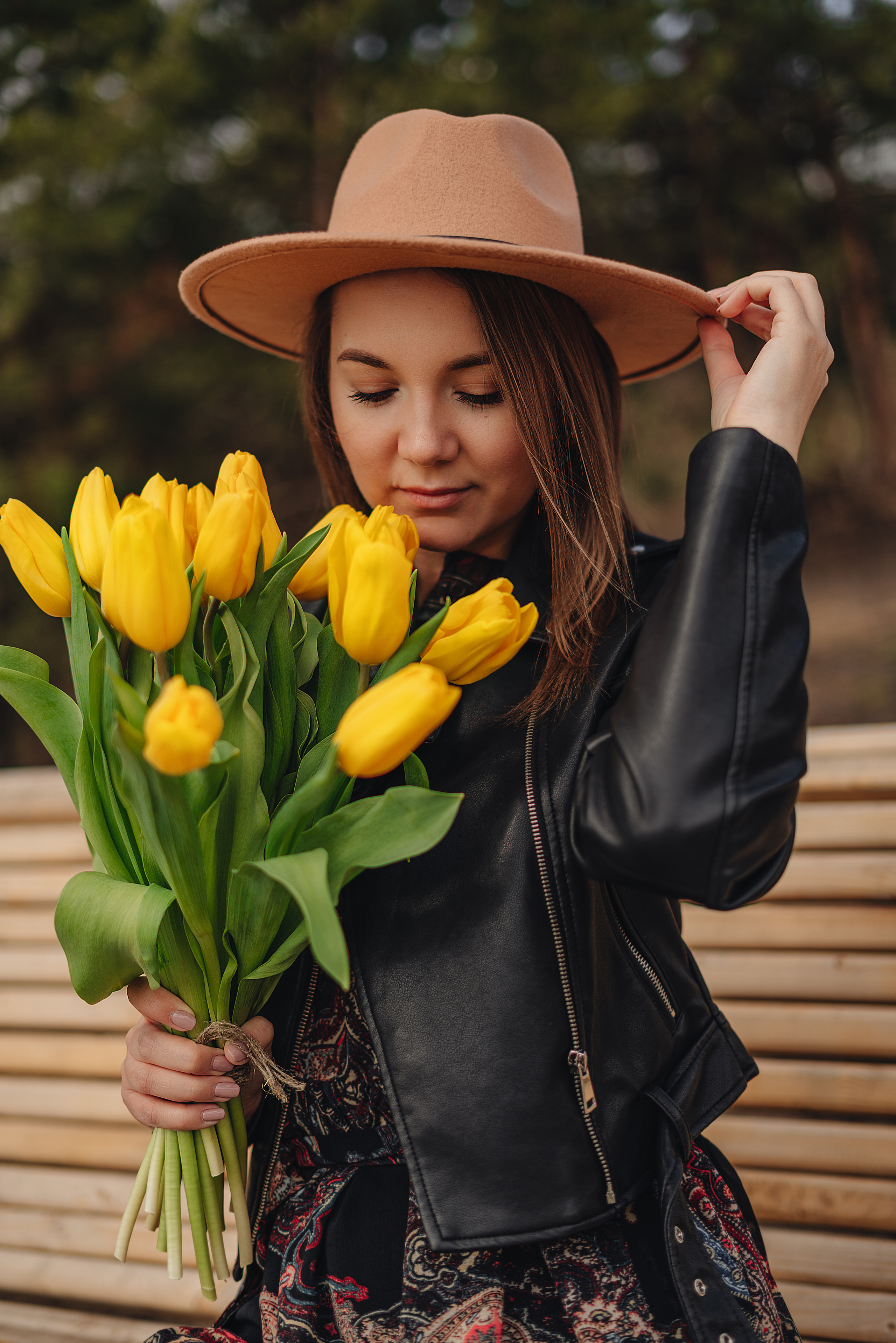 Елена | Съемка с тюльпанами. Фотограф Карина Шмулёва. Воронеж и область