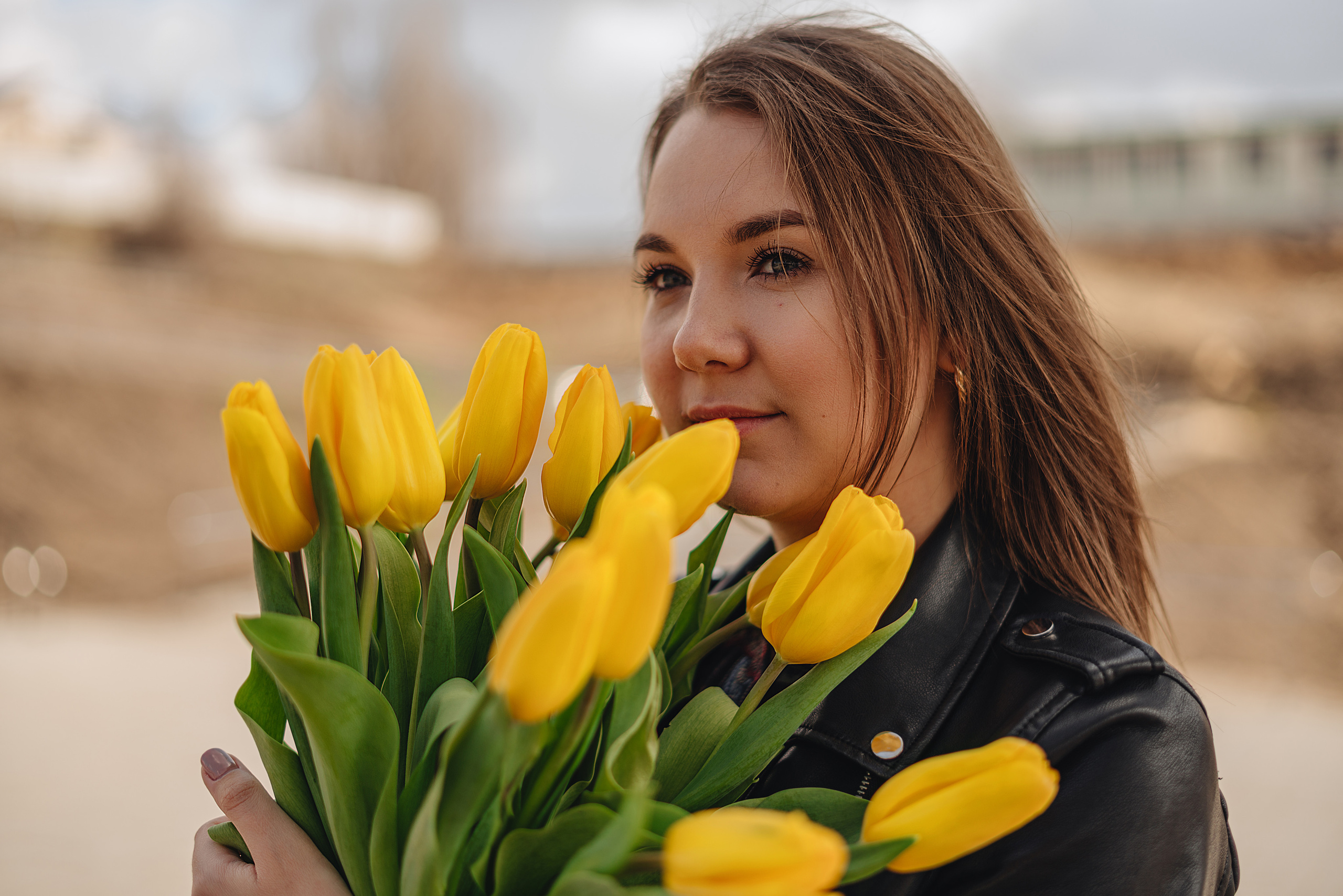 Елена | Съемка с тюльпанами. Фотограф Карина Шмулёва. Воронеж и область