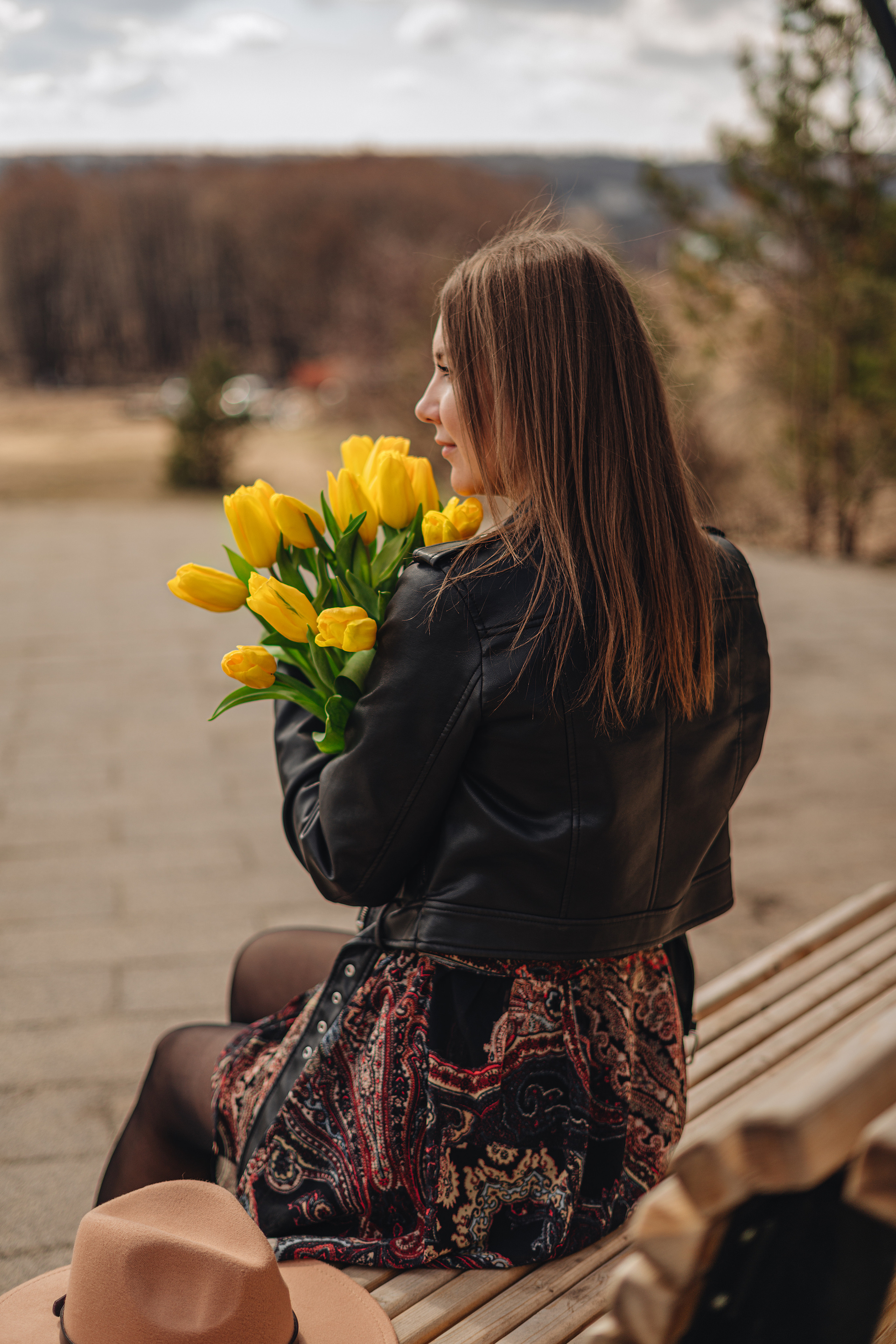 Елена | Съемка с тюльпанами. Фотограф Карина Шмулёва. Воронеж и область