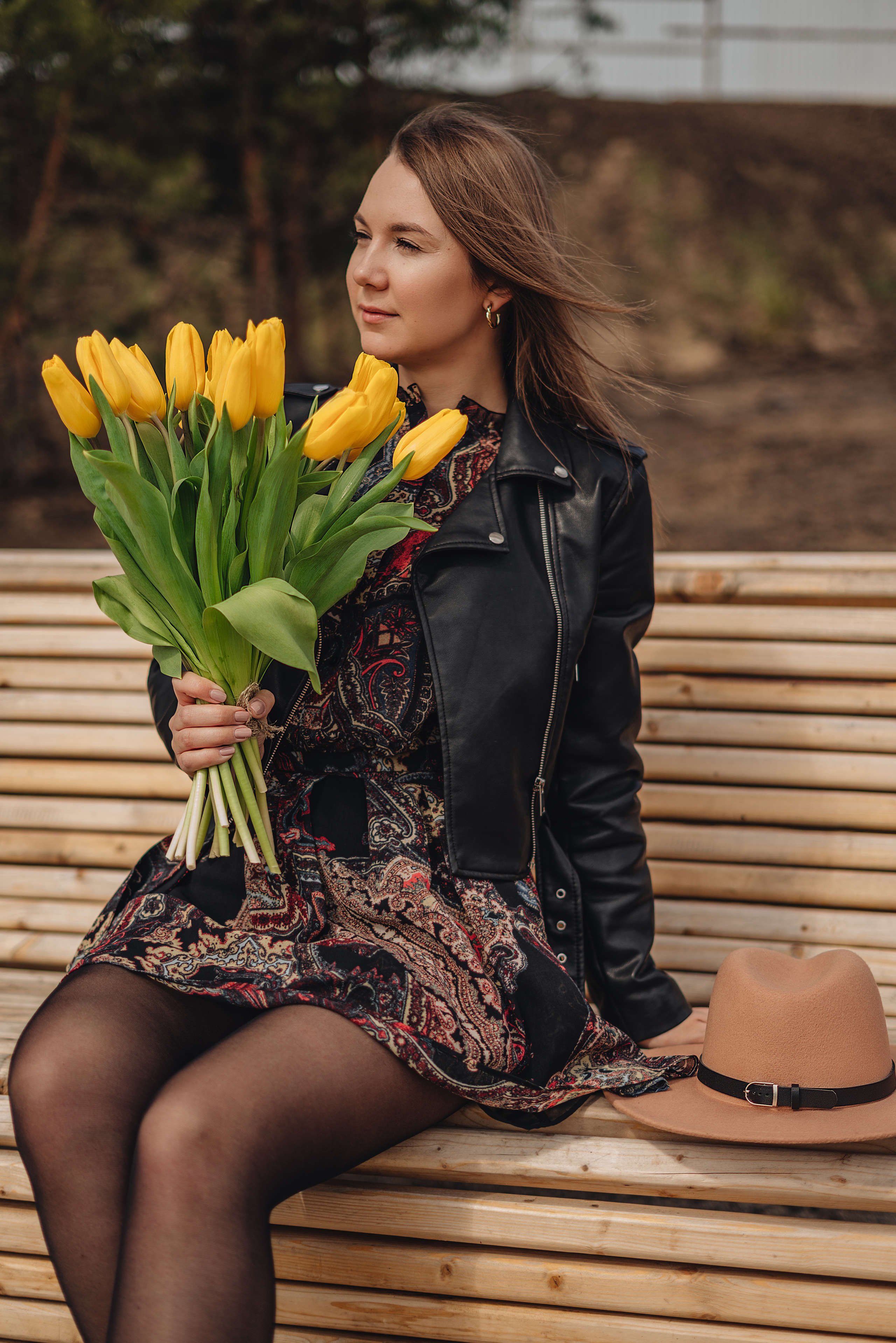 Елена | Съемка с тюльпанами. Фотограф Карина Шмулёва. Воронеж и область