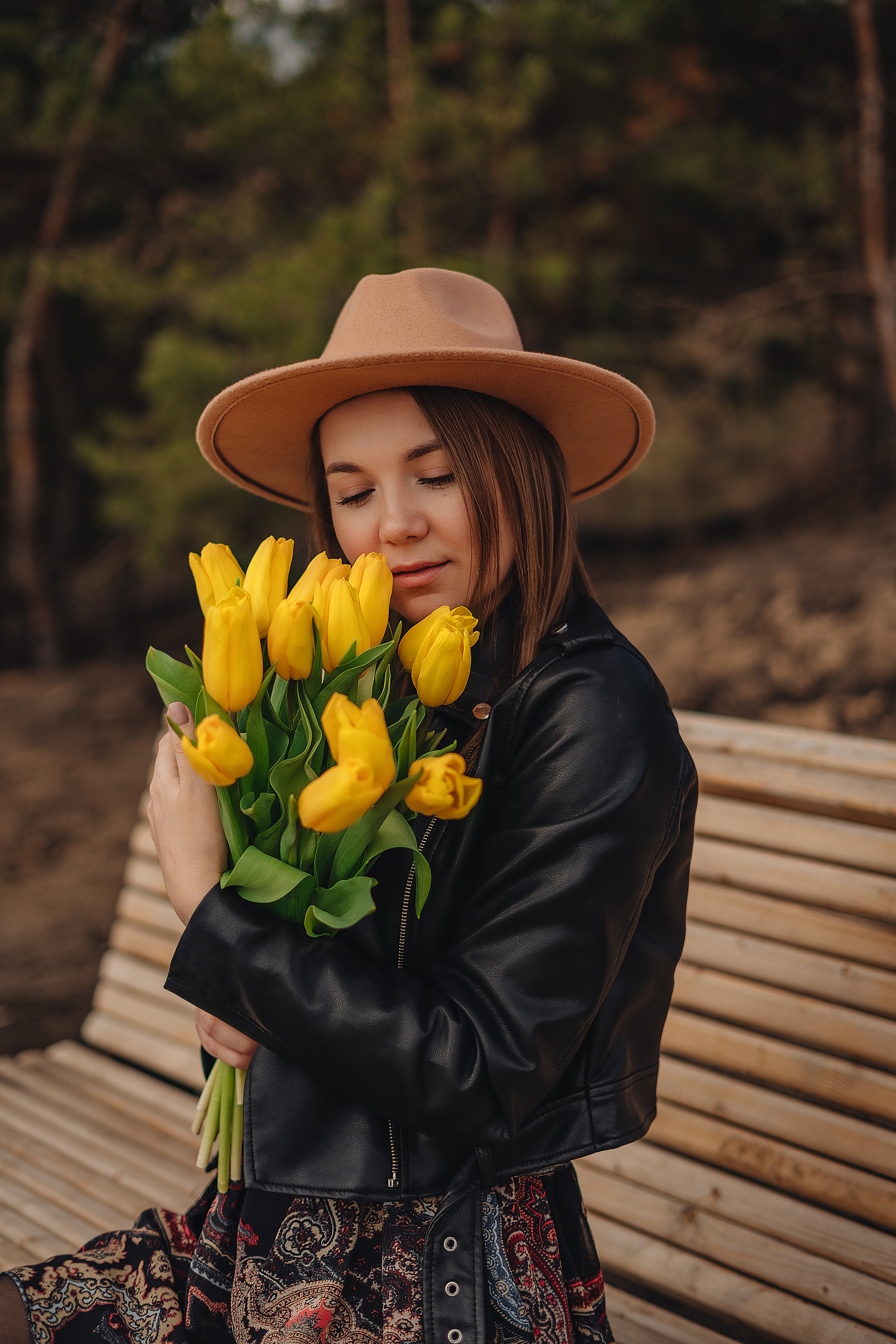 Елена | Съемка с тюльпанами. Фотограф Карина Шмулёва. Воронеж и область