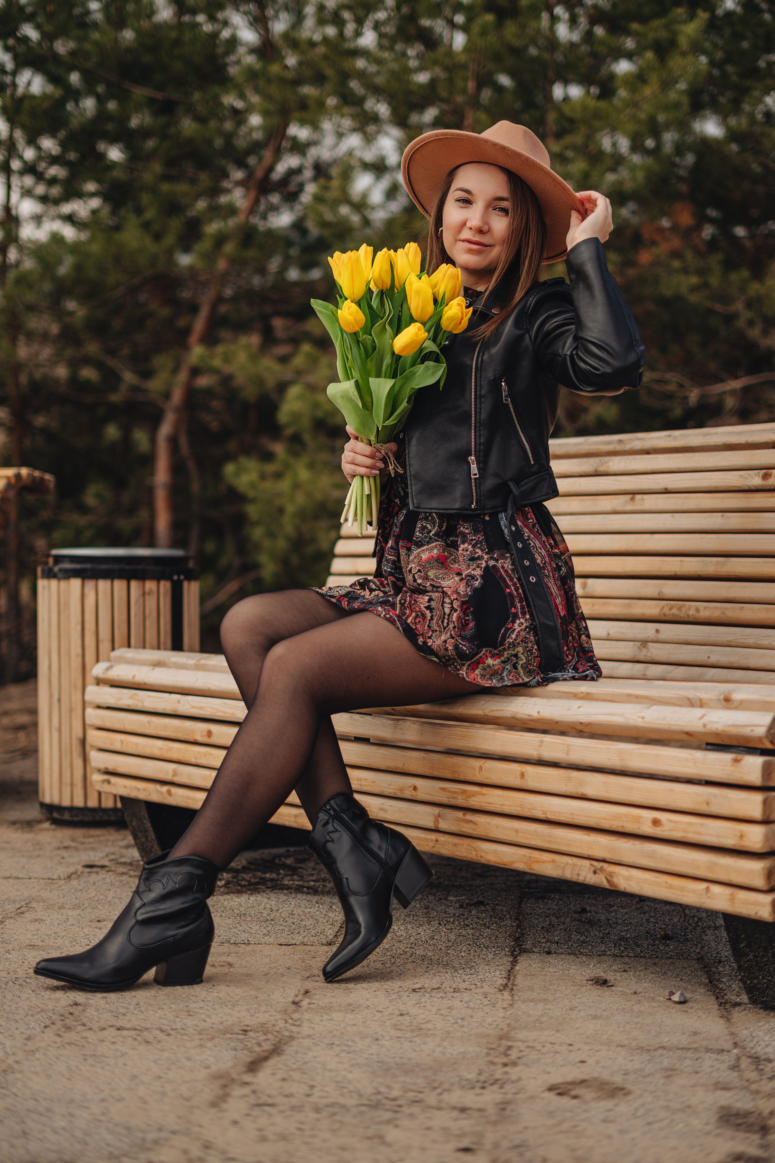 Елена | Съемка с тюльпанами. Фотограф Карина Шмулёва. Воронеж и область