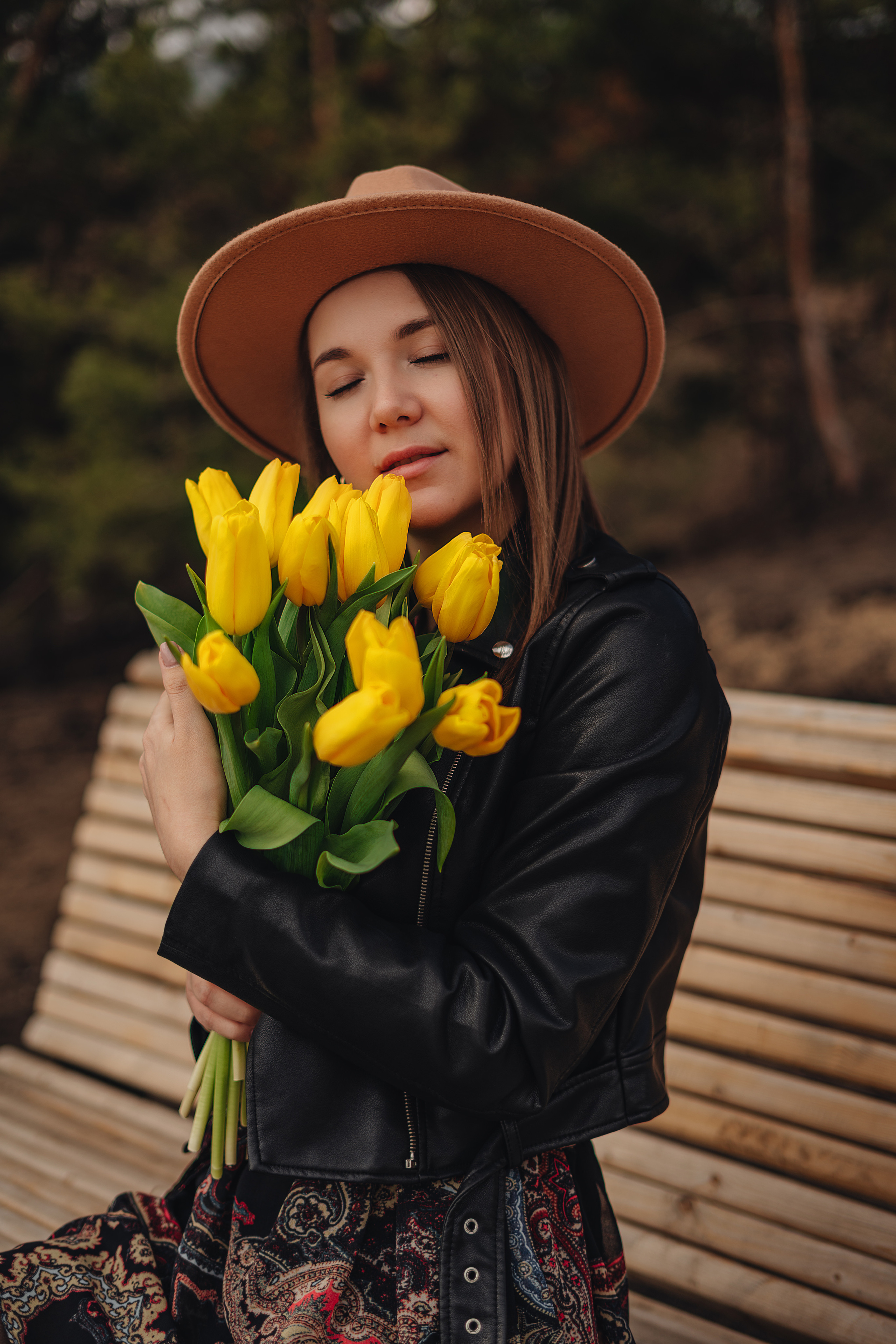 Елена | Съемка с тюльпанами. Фотограф Карина Шмулёва. Воронеж и область