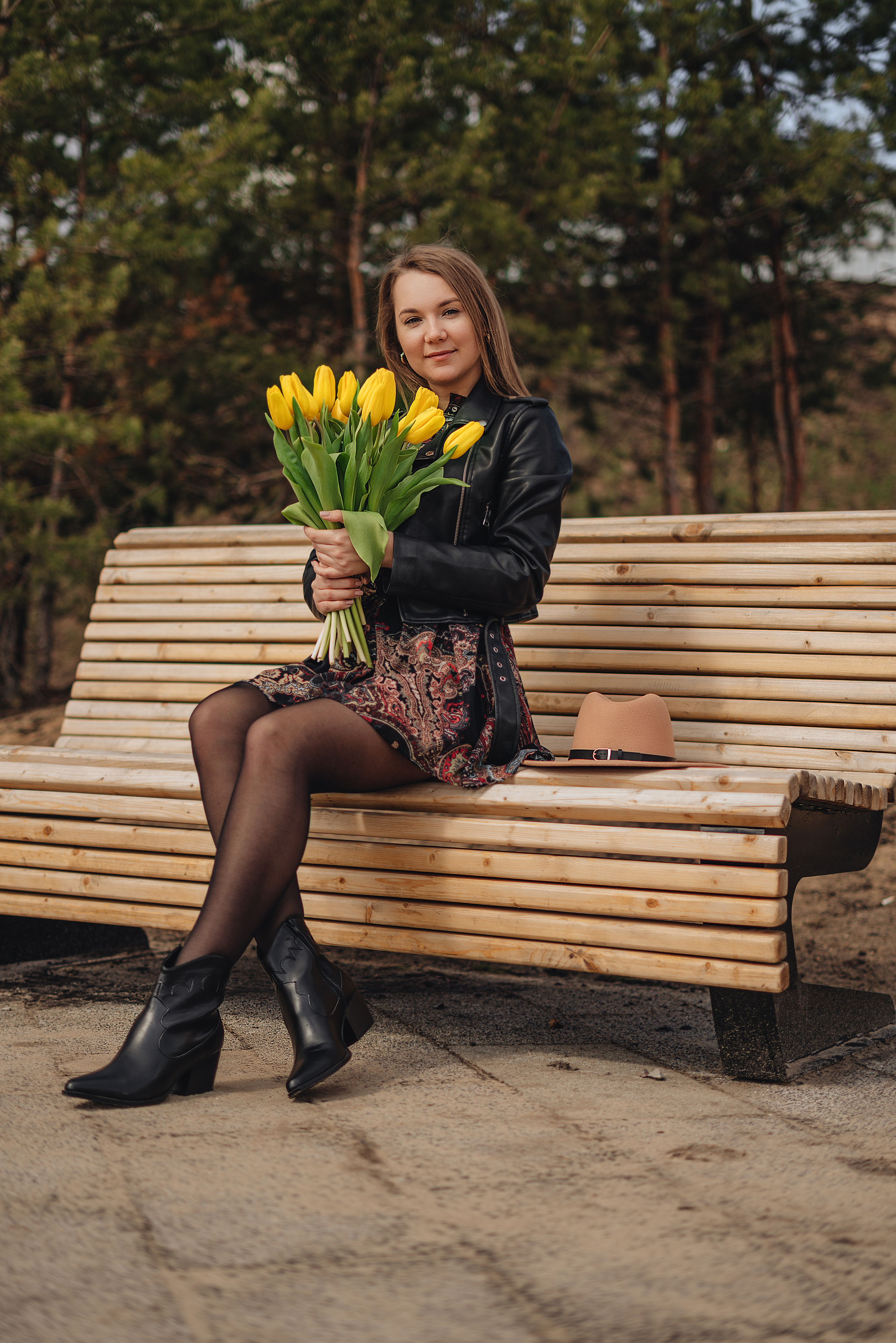 Елена | Съемка с тюльпанами. Фотограф Карина Шмулёва. Воронеж и область