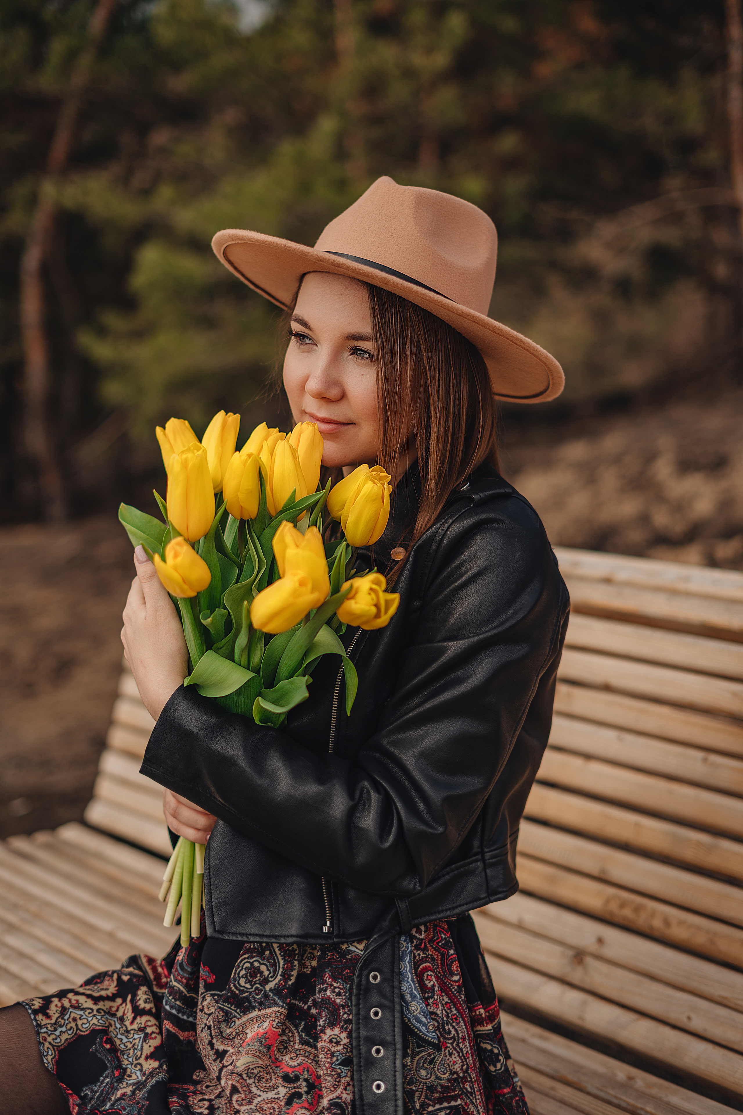 Елена | Съемка с тюльпанами. Фотограф Карина Шмулёва. Воронеж и область