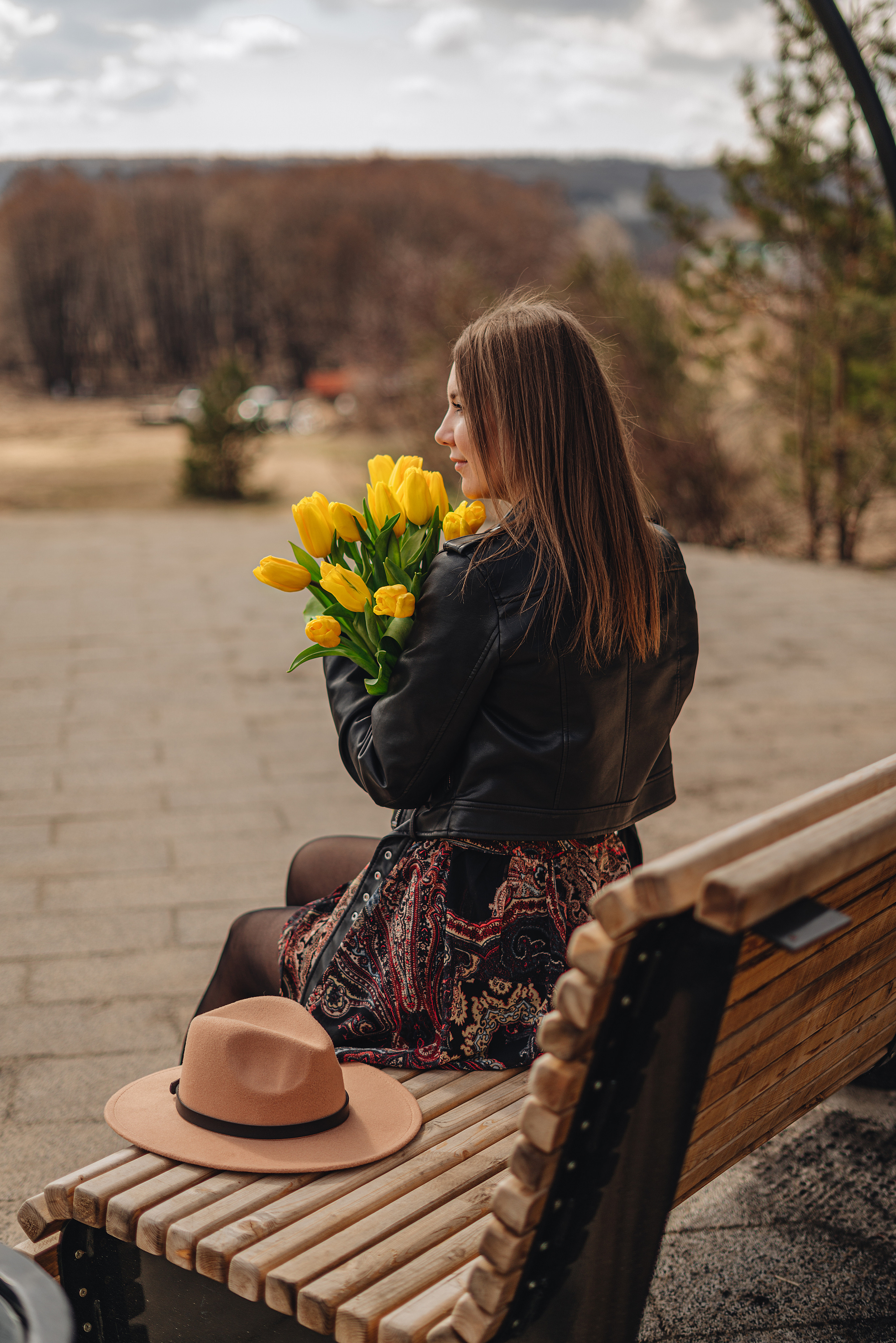 Елена | Съемка с тюльпанами. Фотограф Карина Шмулёва. Воронеж и область
