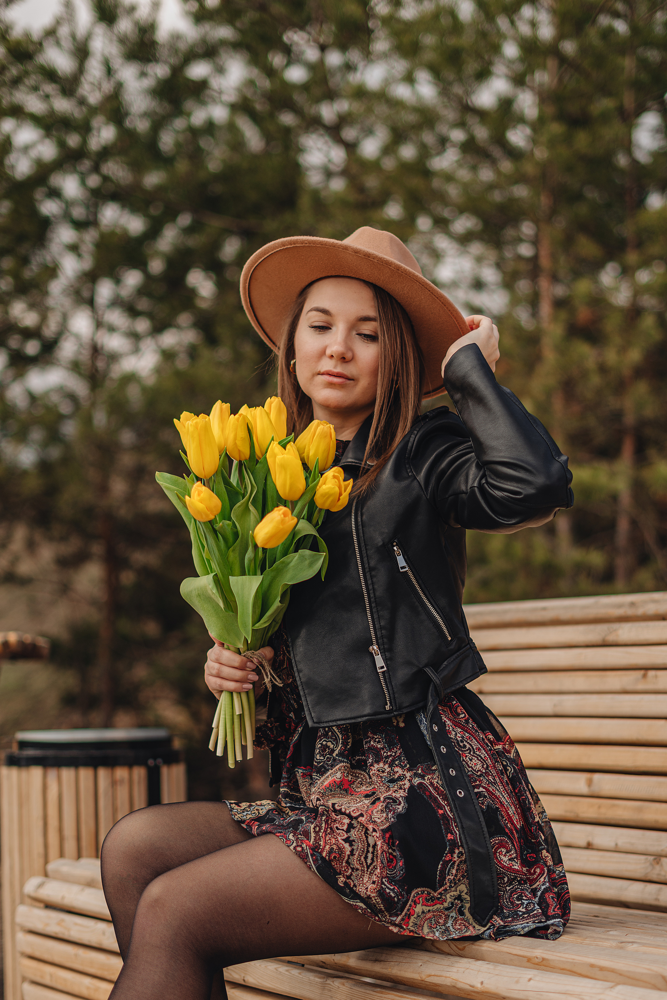Елена | Съемка с тюльпанами. Фотограф Карина Шмулёва. Воронеж и область