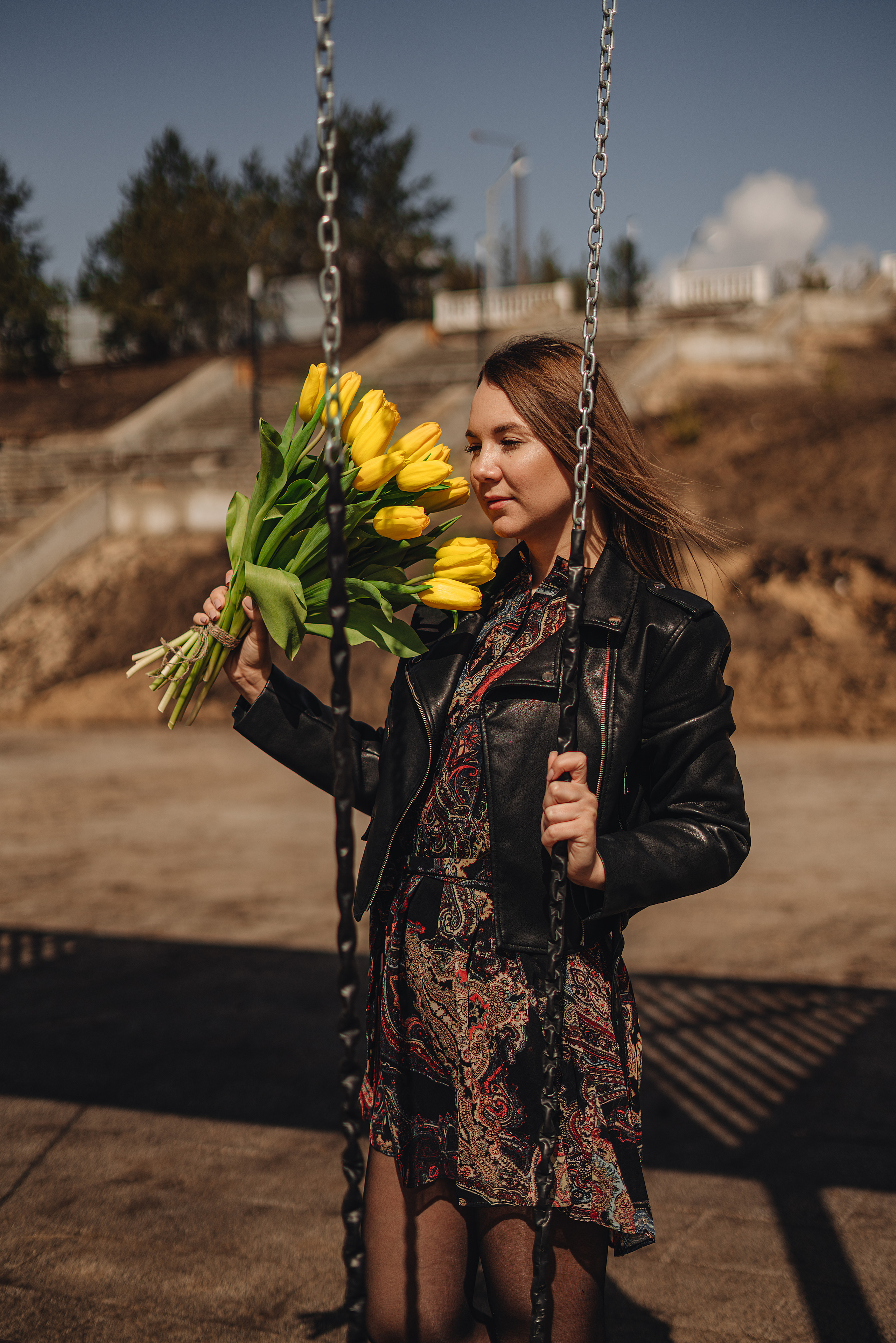 Елена | Съемка с тюльпанами. Фотограф Карина Шмулёва. Воронеж и область