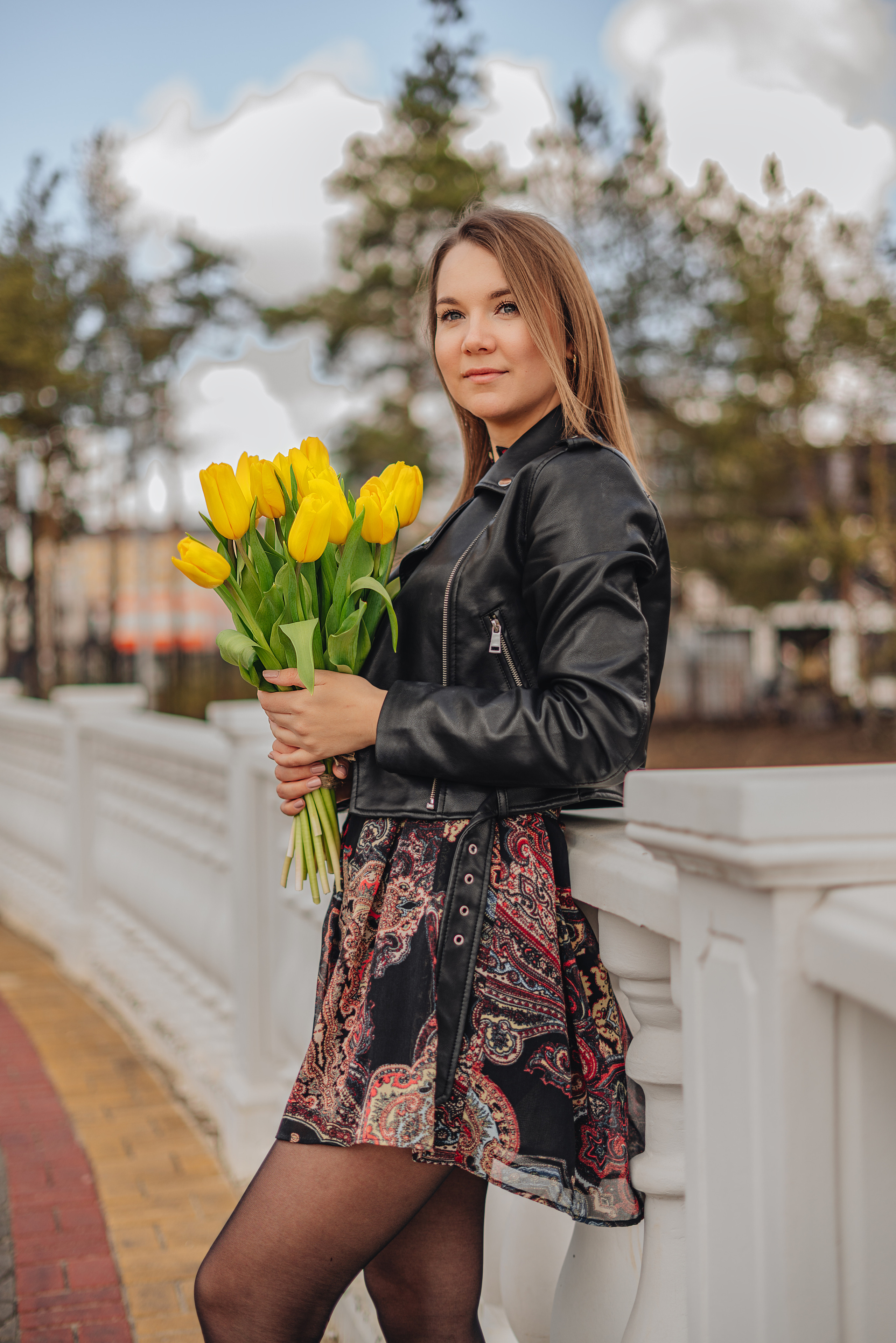 Елена | Съемка с тюльпанами. Фотограф Карина Шмулёва. Воронеж и область