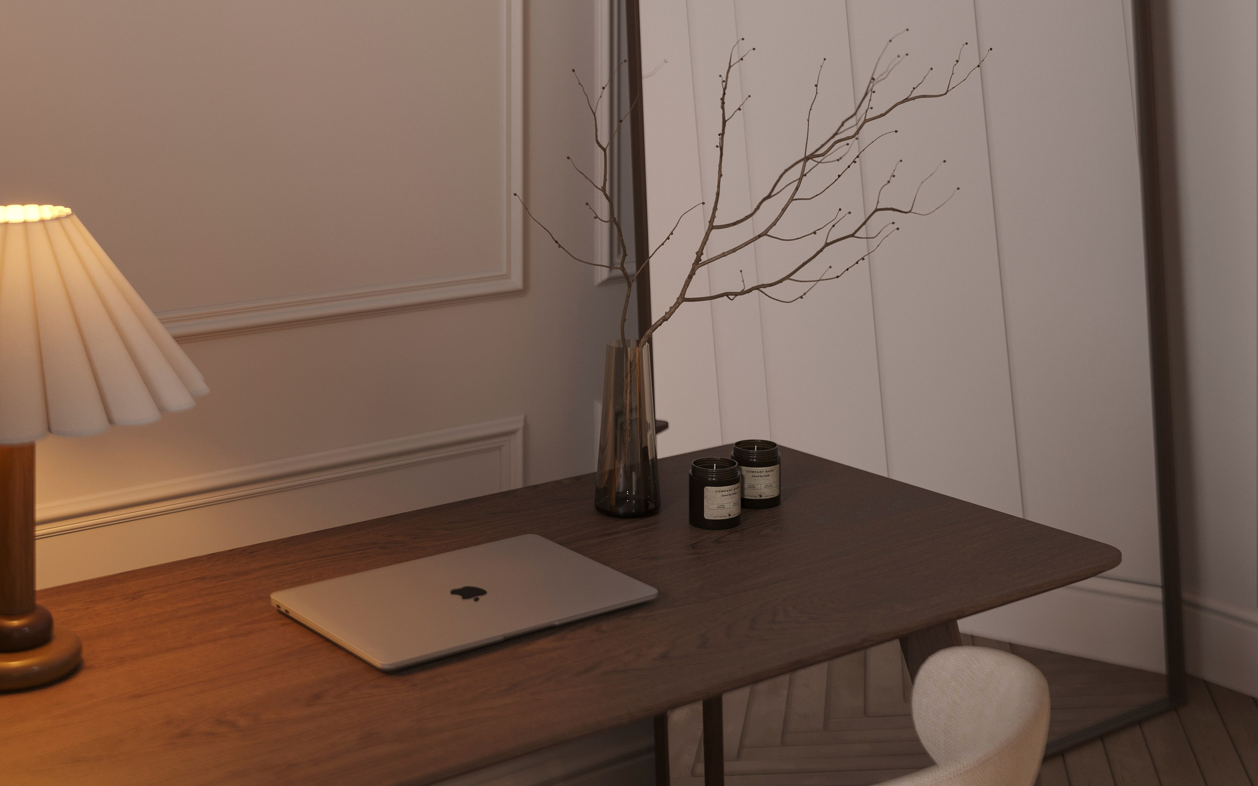 CHRISTMAS CHARM | DESIGNER ANNE KIREEVA. Interior Visualization by Valerie Stetyukevich