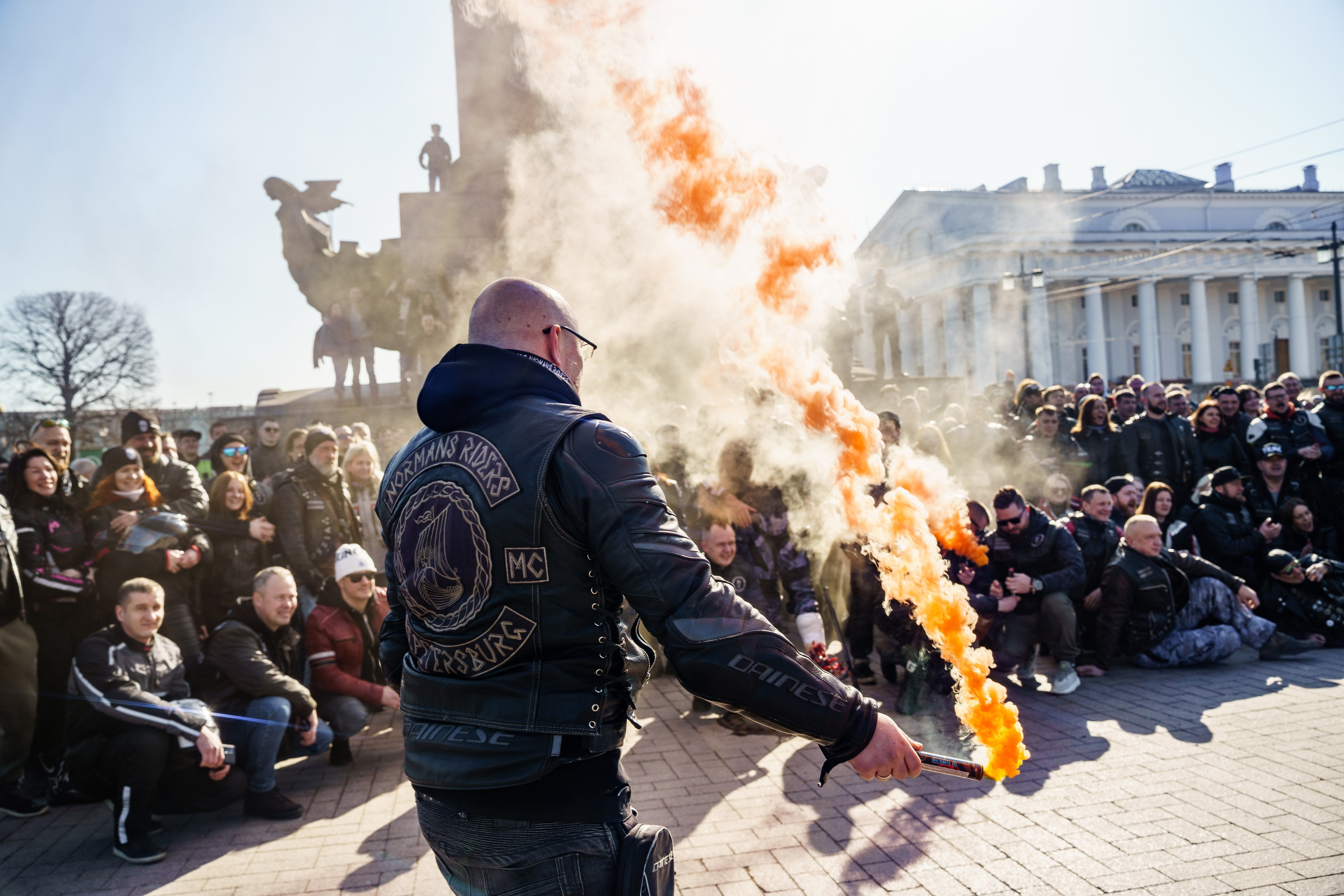 Прохват мотоклуба Norman Riders ч.1. Концертный и репортажный фотограф в Санкт-Петербурге Слава Пахомов