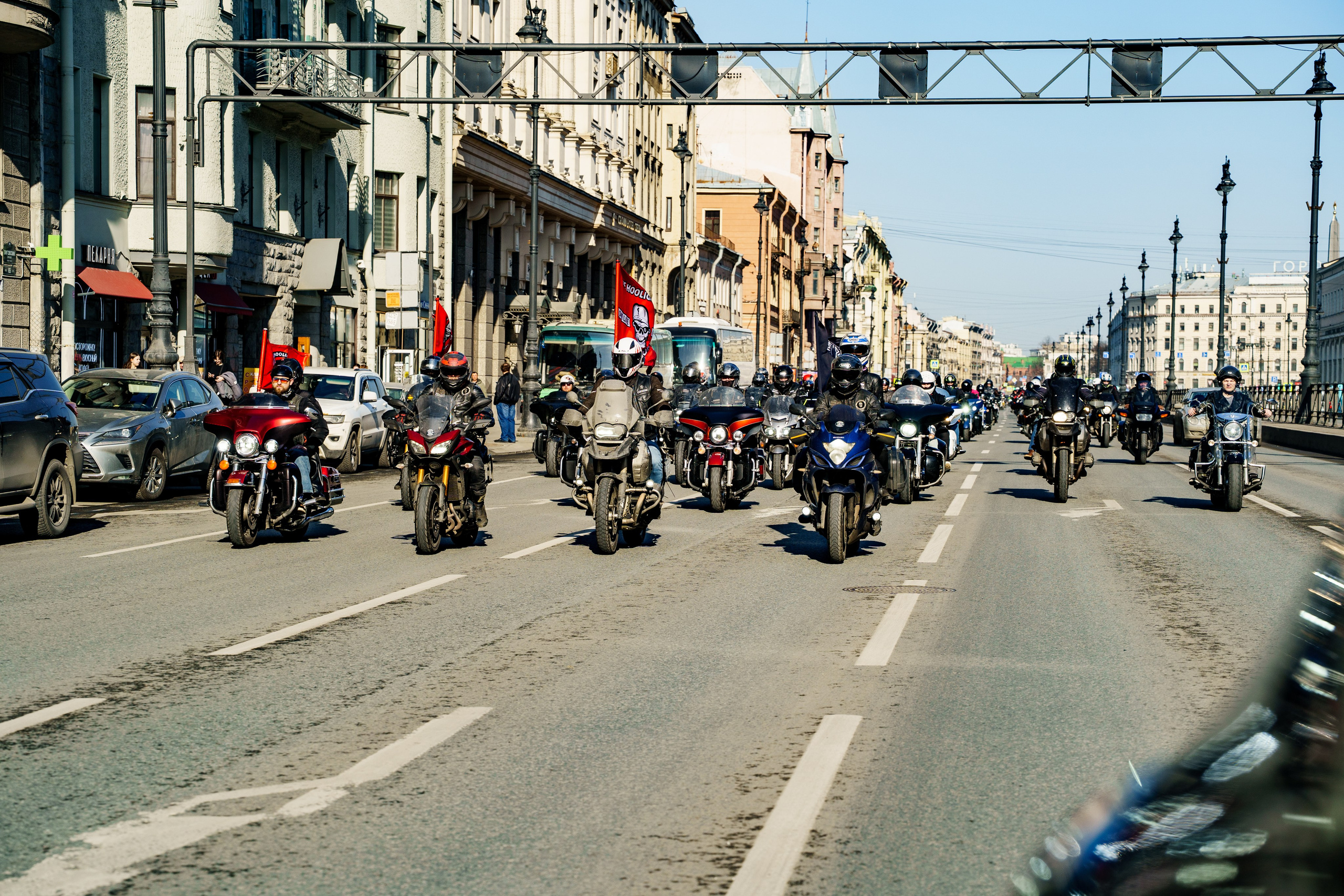 Прохват мотоклуба Norman Riders ч.1. Концертный и репортажный фотограф в Санкт-Петербурге Слава Пахомов