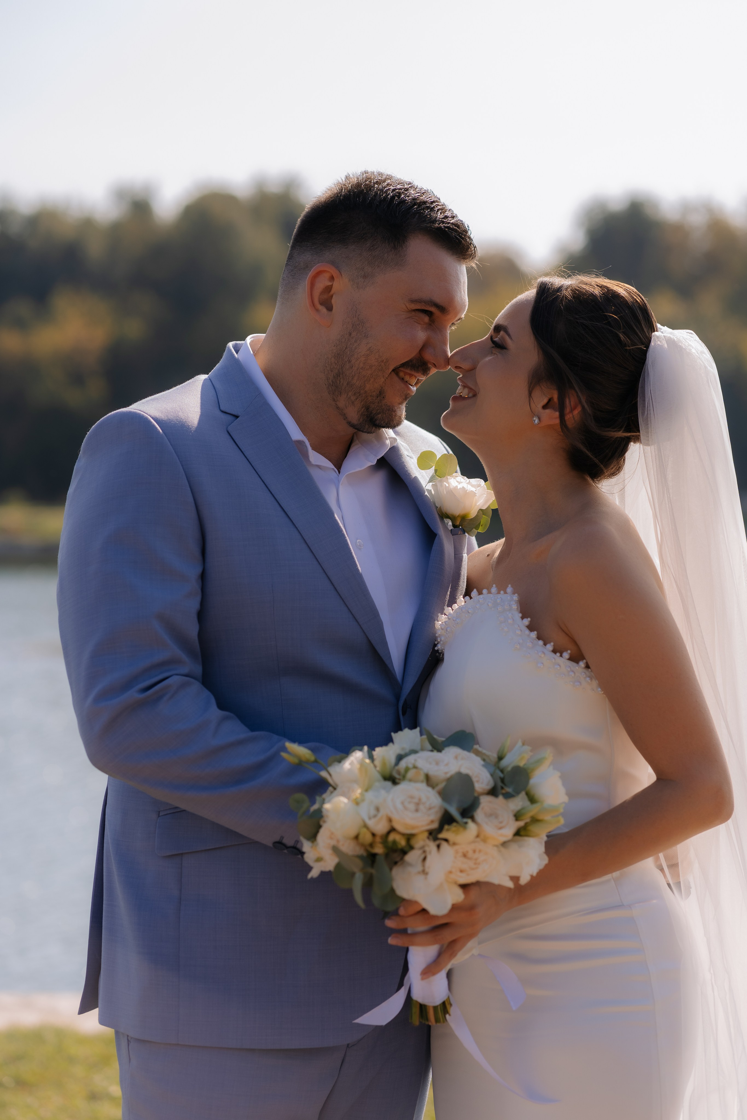 Свадебная фотосессия в Москве, парк Кусково. Свадебный фотограф в Москве Анна Полушина