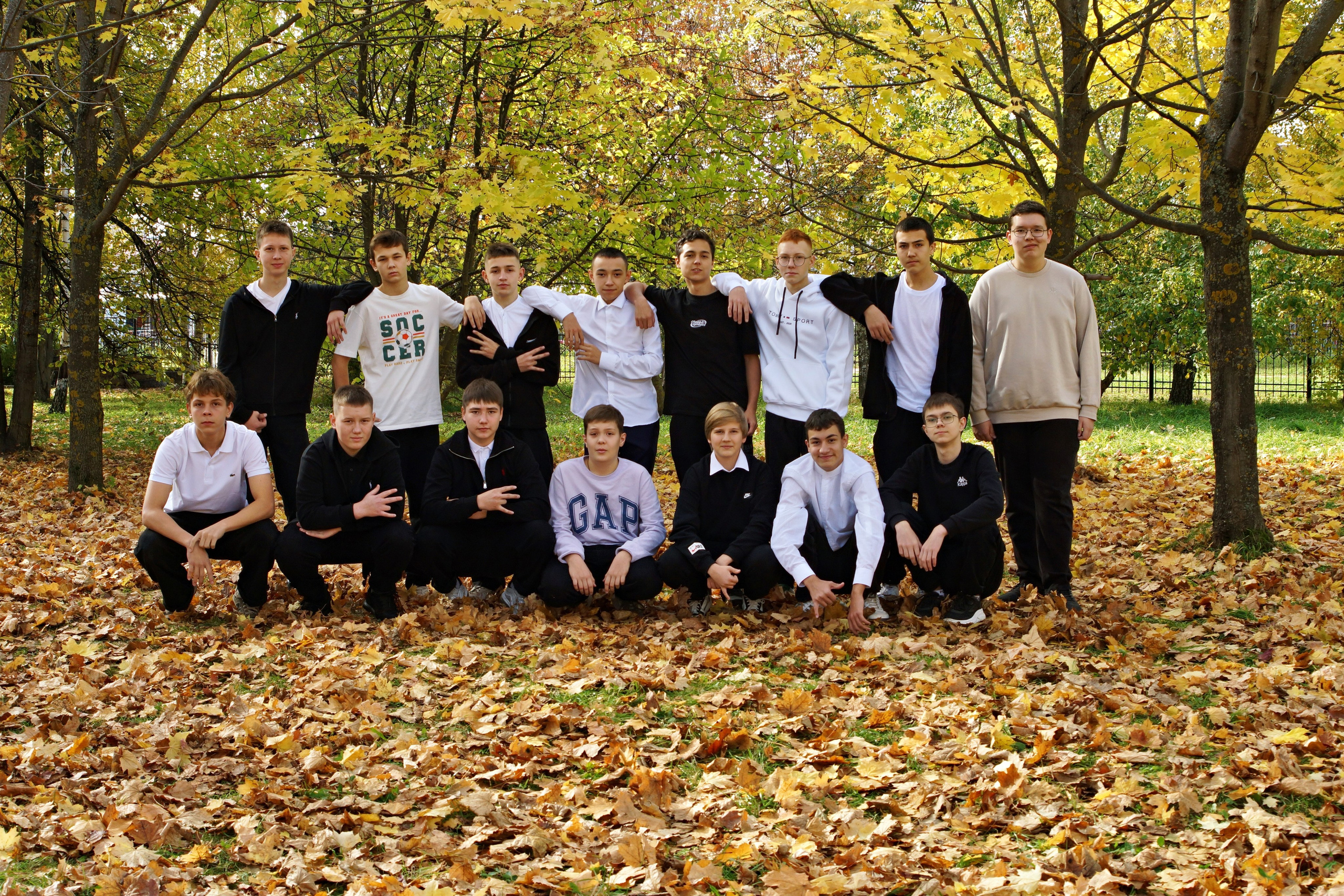 Осенняя фотосессия в школе г. Йошкар-Ола