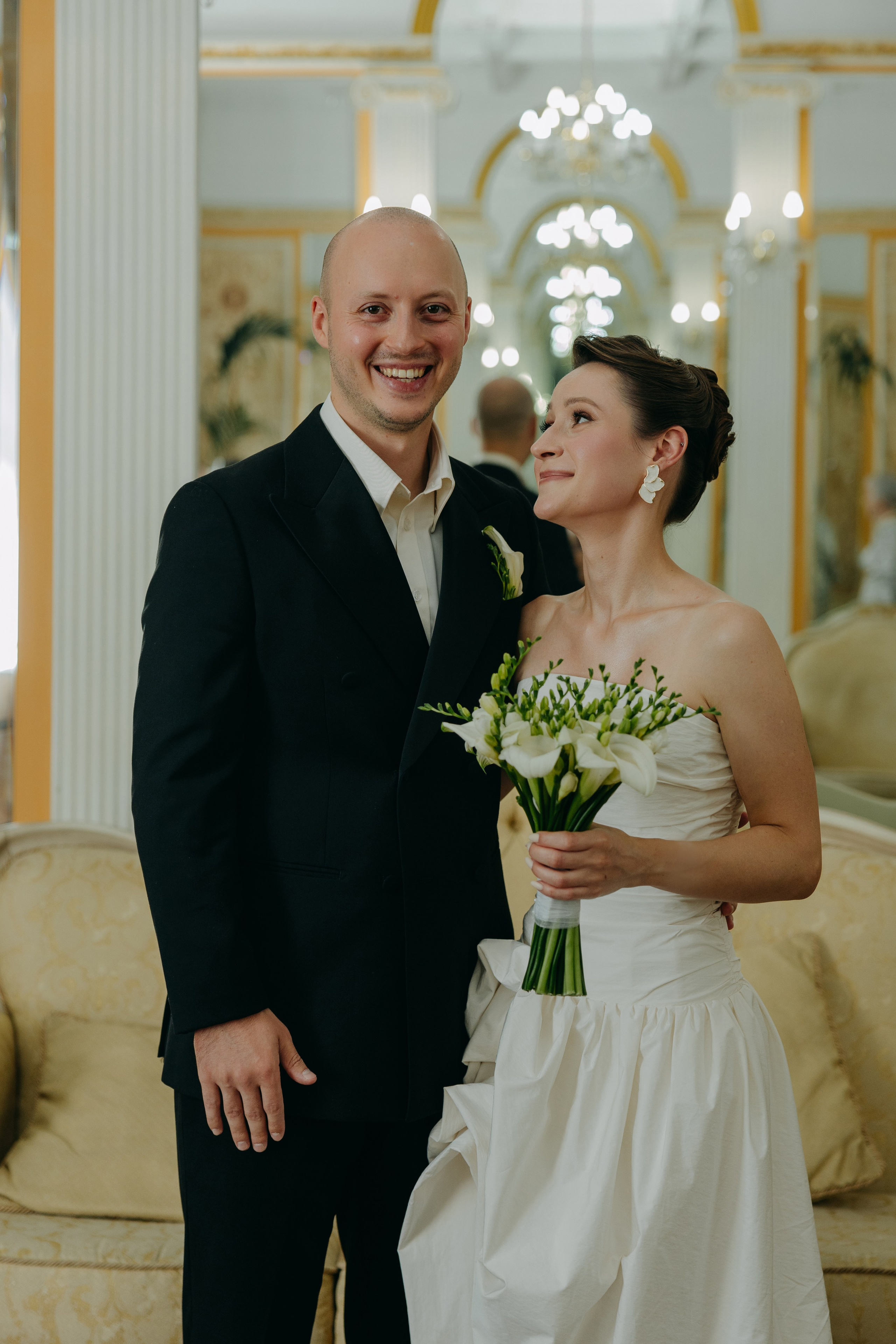 Лиза и Виталий | роспись в Грибоедовском + Аптекарский ог. Свадебный фотограф Москва Анастасия Храмова