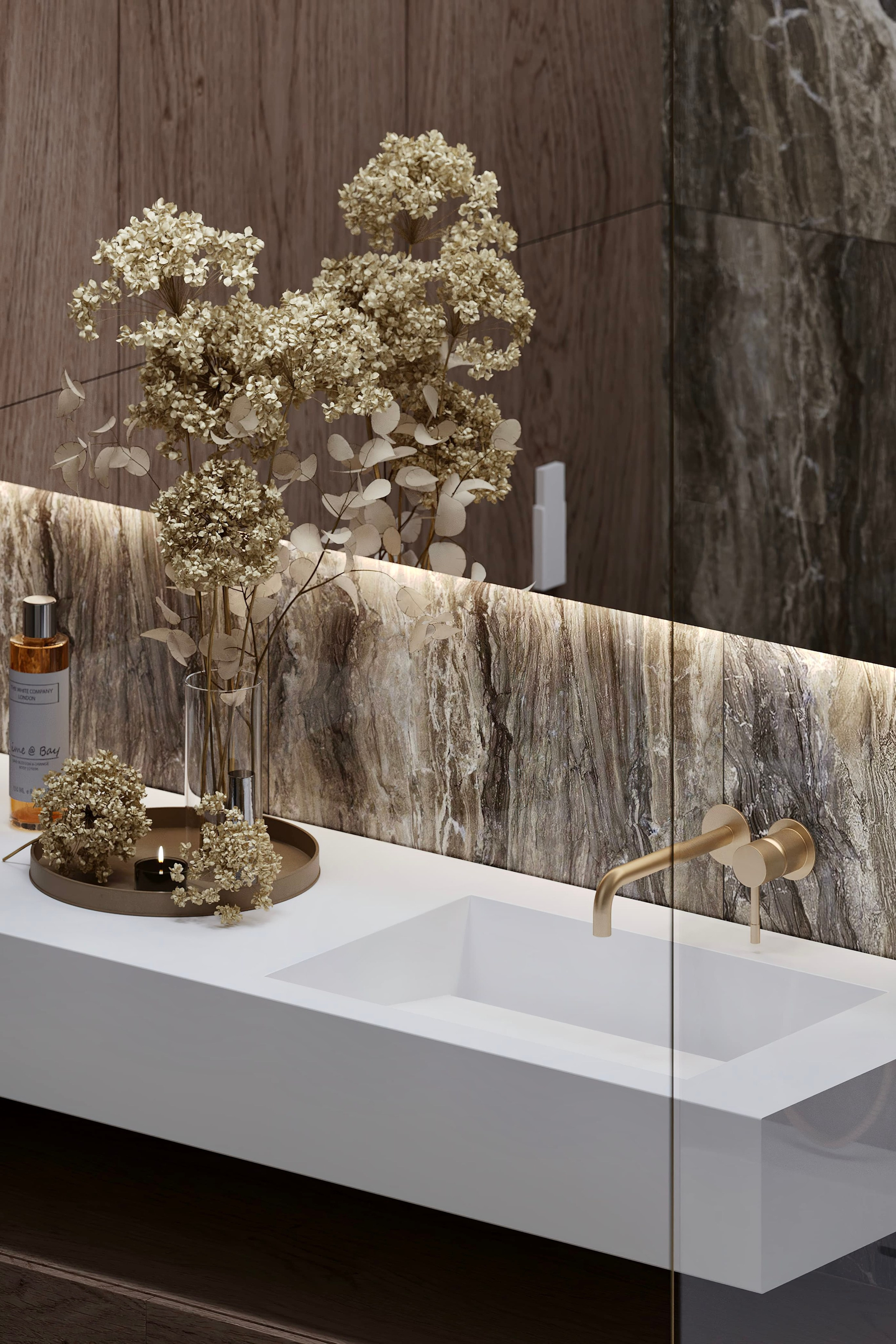 Нагатино Айленд 85 м². 3D Визуализация интерьера