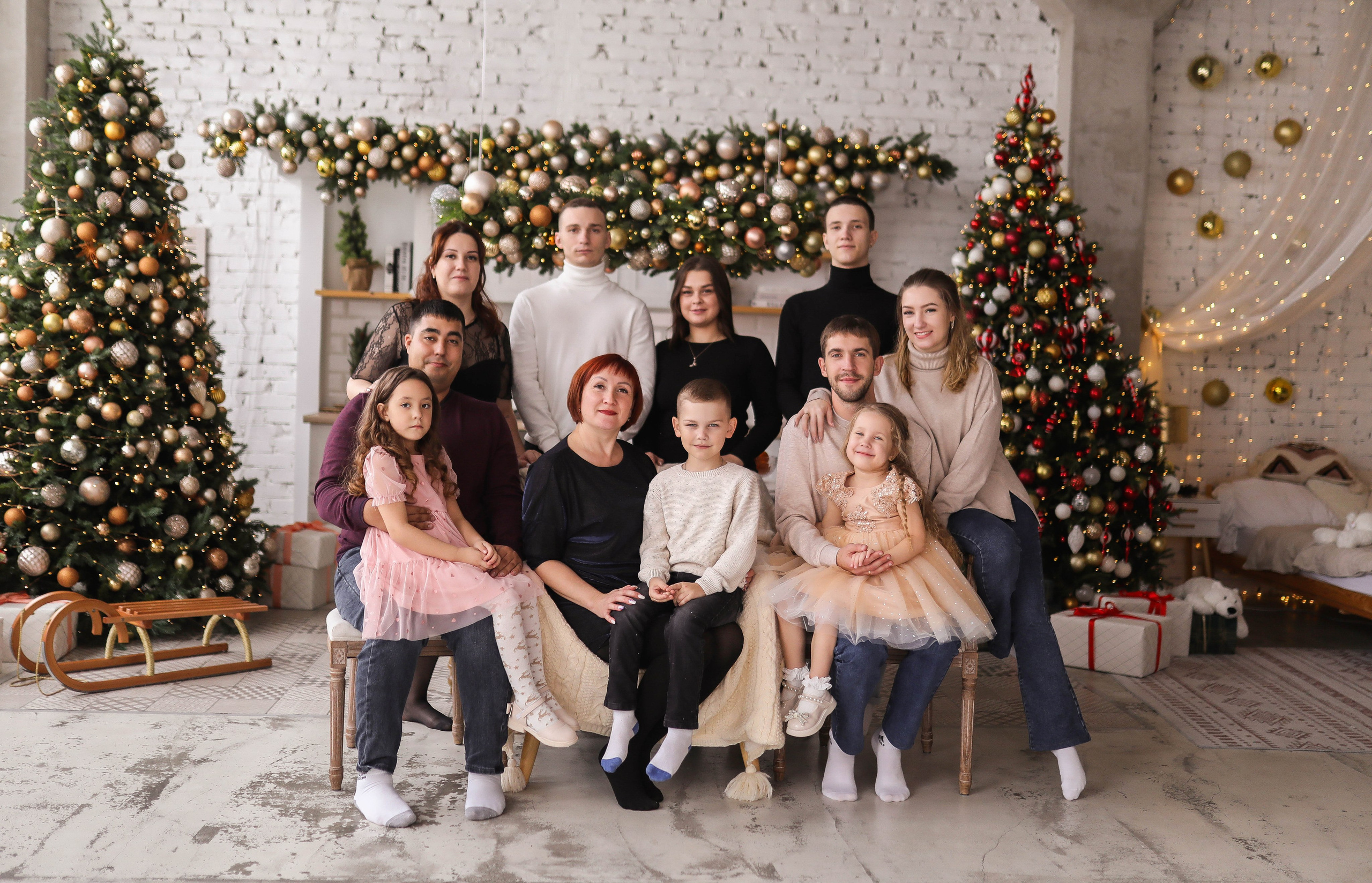 Семейная съёмка в зале вайт и Флет. ФОТОГРАФ ХАБАРОВСК АНАСТАСИЯ РАЧЕНКОВА