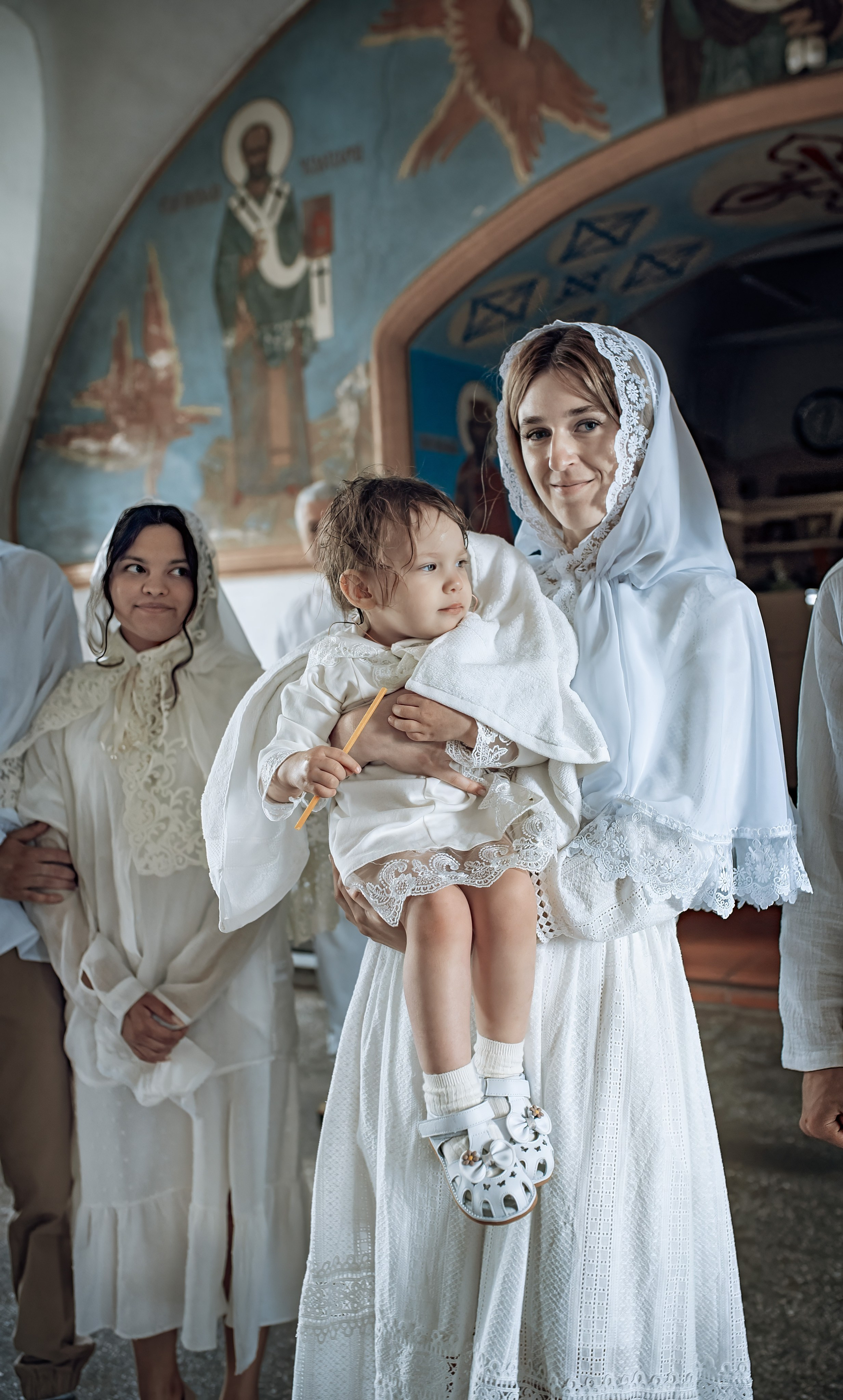 Крещение Машеньки в Свято-Троицком соборе Емельяново. Фотографы крещения/венчания  Красноярск Татьяна и Вячеслав Переваловы