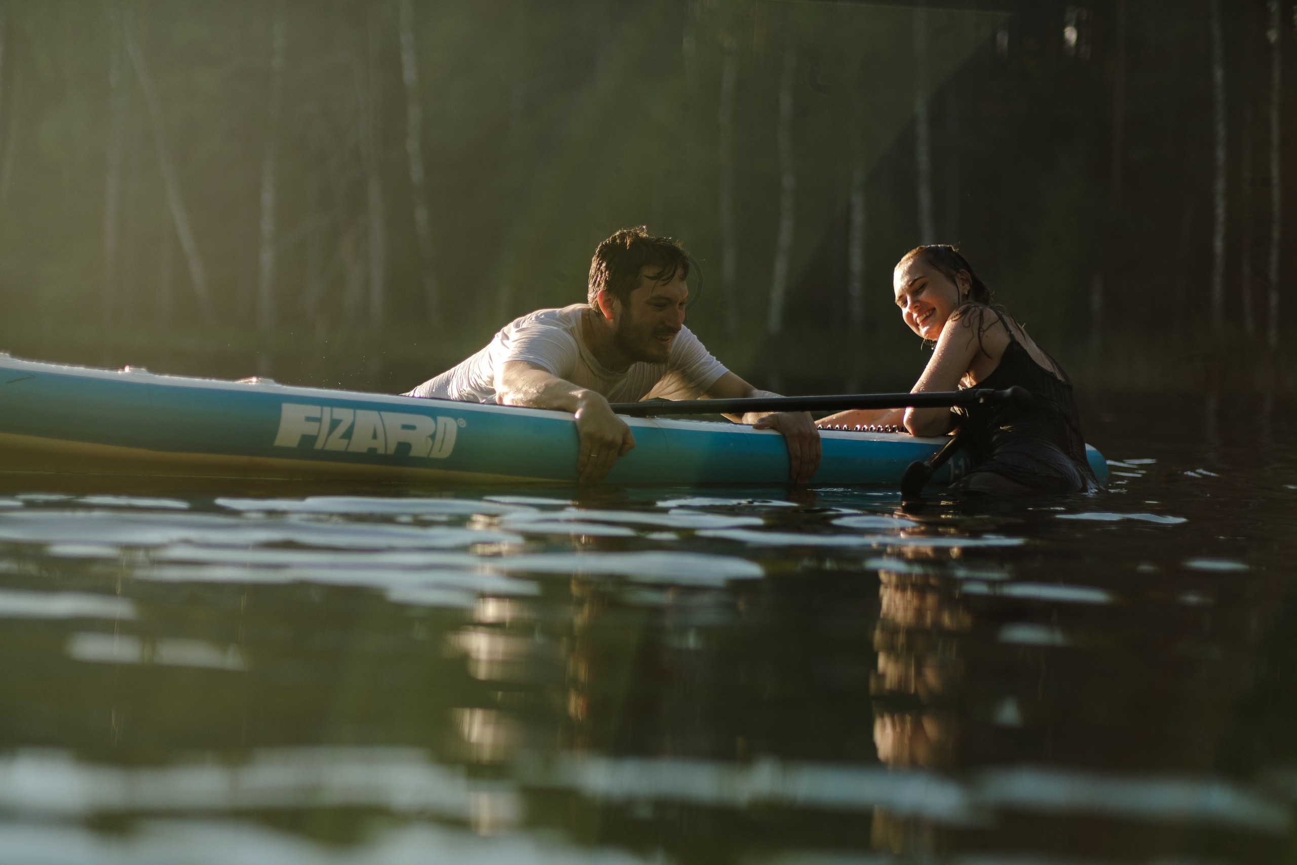 Петя и Лина, на сапах. Интерьерный фотограф и видеограф в Санкт-Петербурге Вадим Балбашевский
