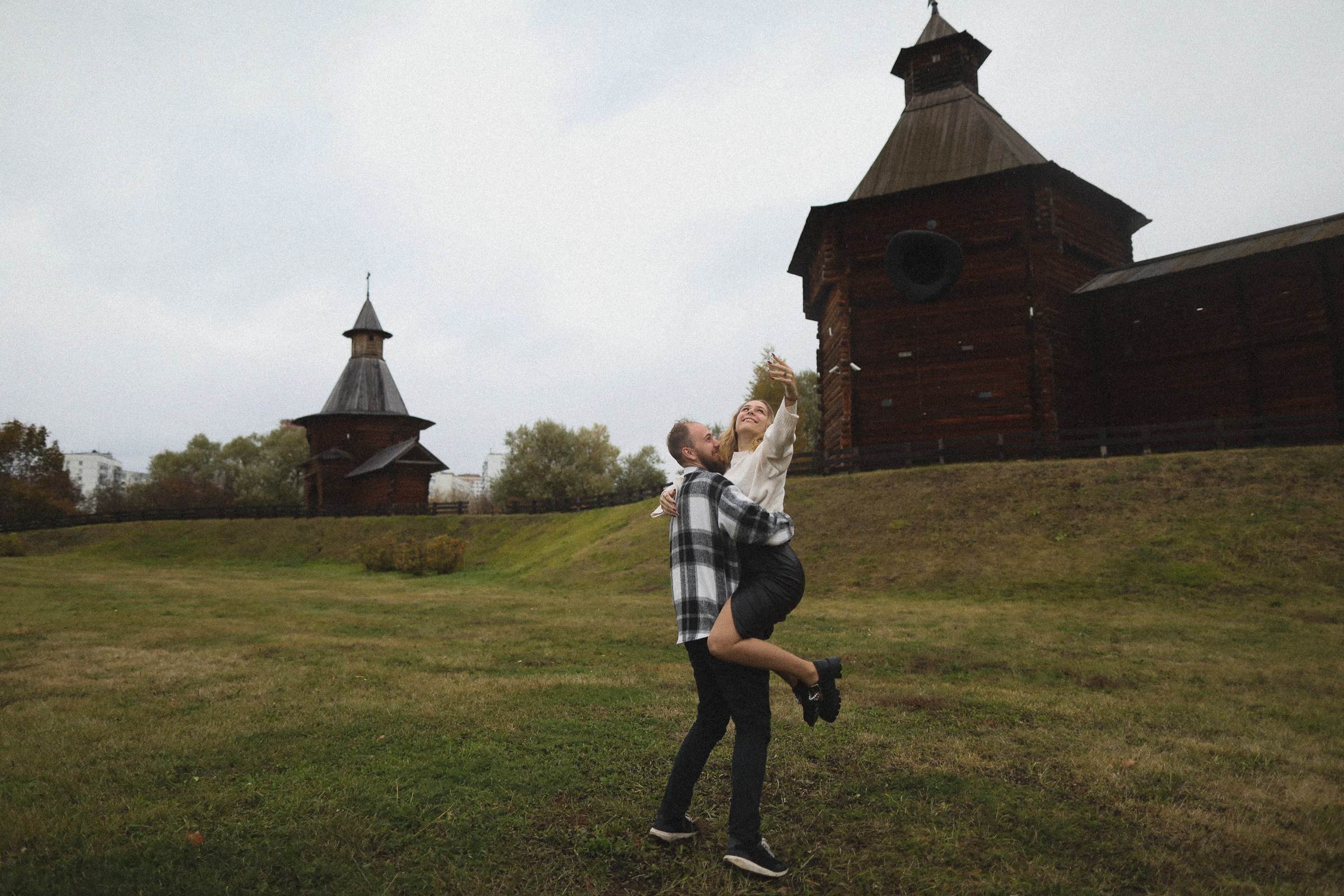 Дождь в октябре. Семейный фотограф в Москве Алевтина Носова