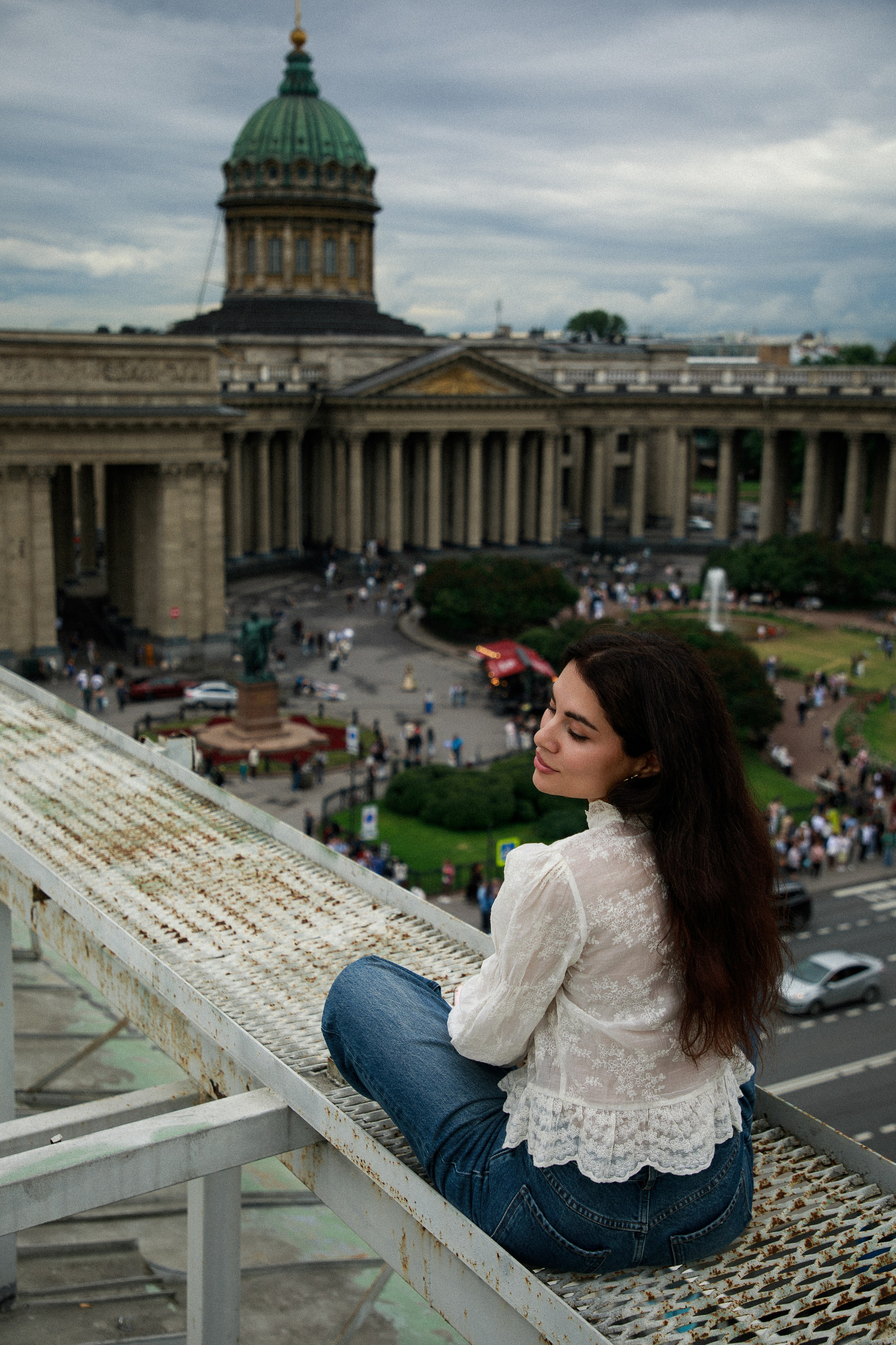 Прогулка у Казанского собора с Ириной. Фотограф в Санкт-Петербурге Таня Михайлова