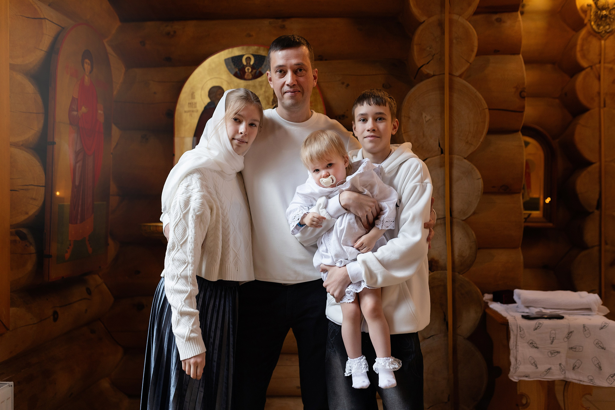 Таинство Крещения Ксении. Фотограф в Железнодорожном и Балашихе