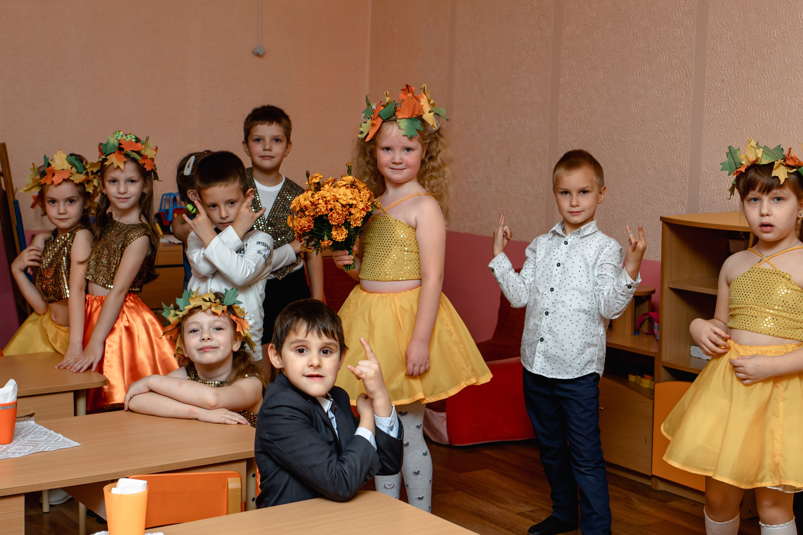 Осенний праздник в детском саду. Маргарита. Семейный фотограф в Минске Приболовец Светлана