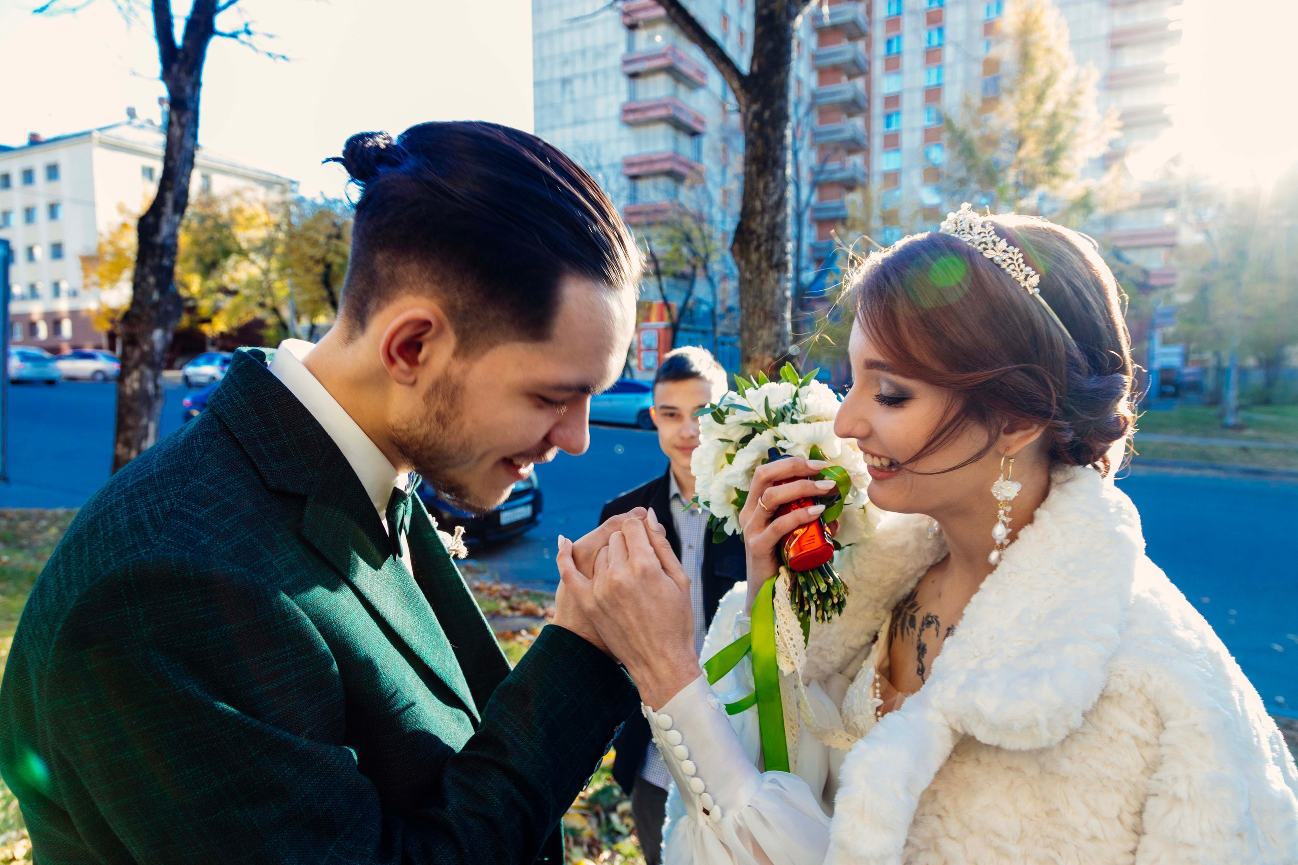 Свадебный день Елены и Дмитрия. Профессиональный фотограф Максим Романов в городе Хабаровске