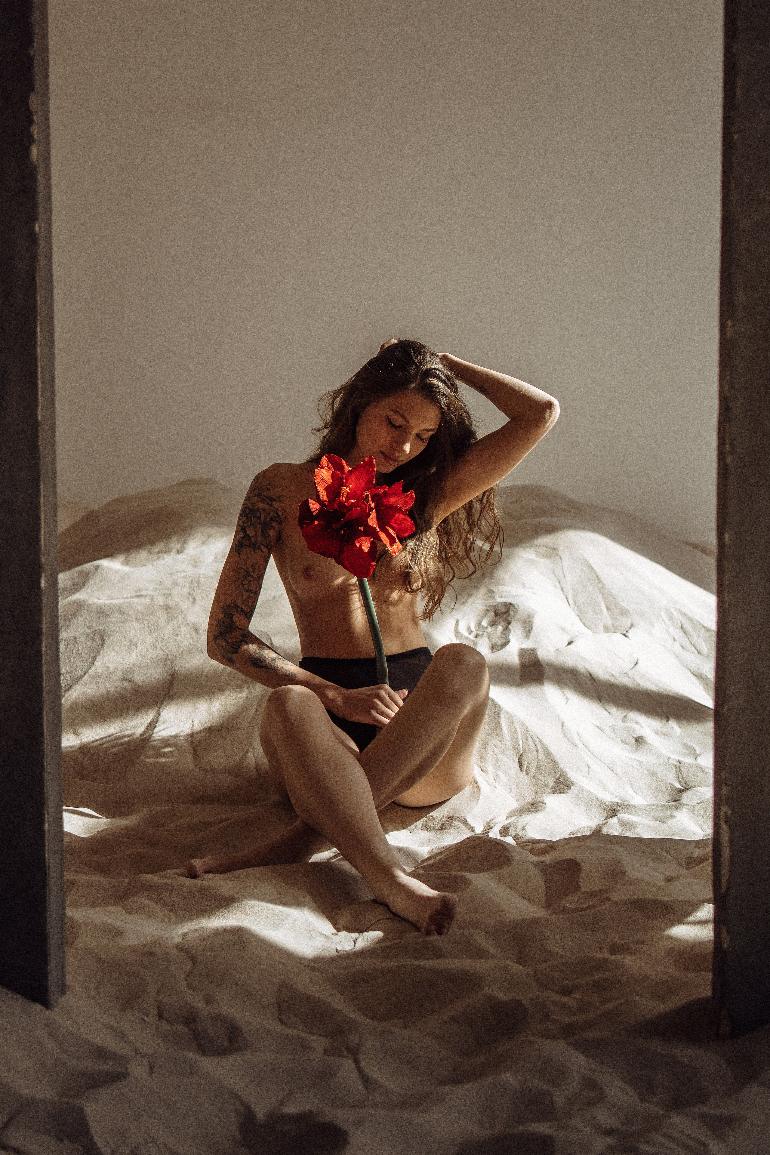 Кристина. Песок. Фотограф в Санкт-Петербурге Лилия Каурова