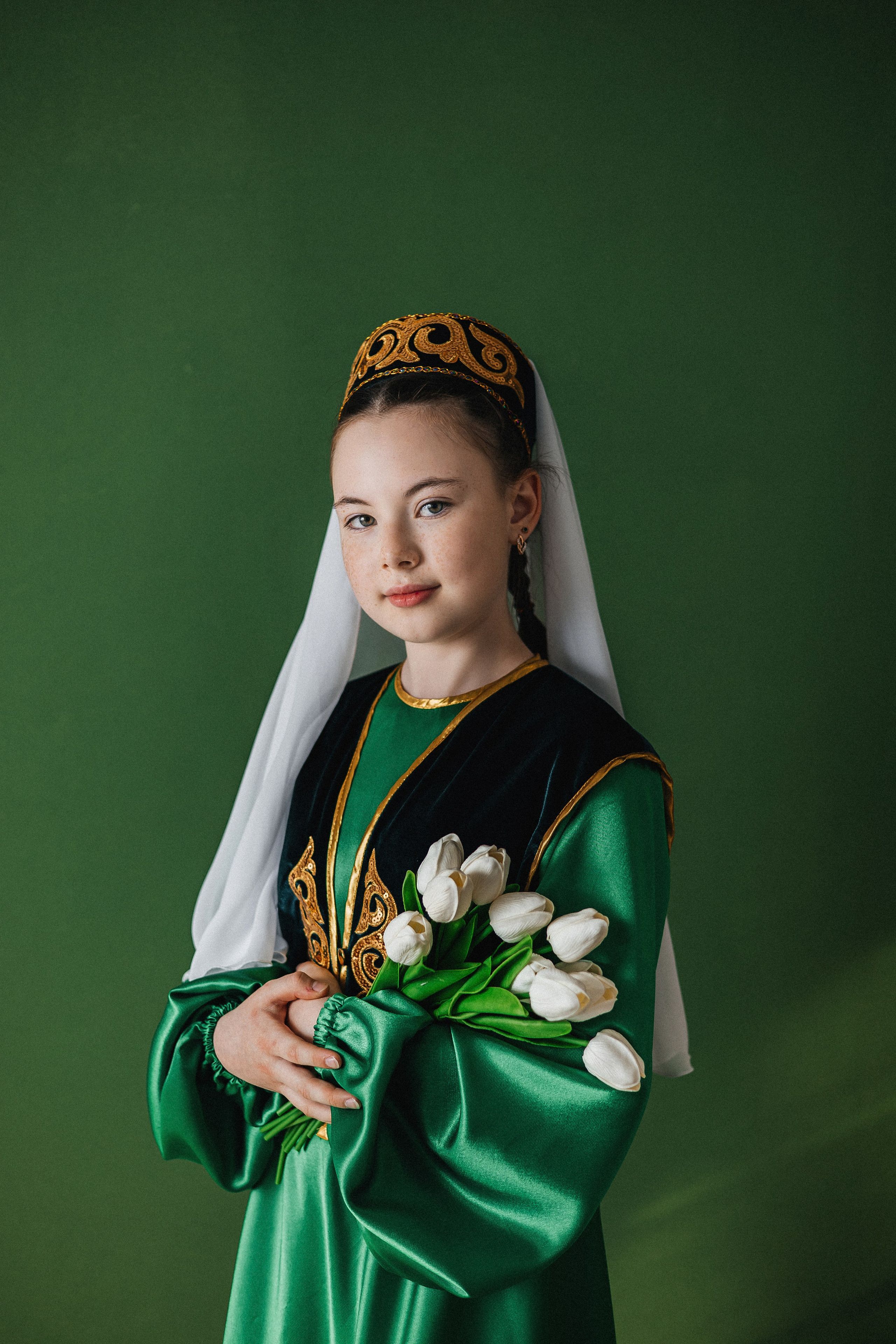 Красота костюма «татарский». Фотограф новорождённых Екатерина Боброва. Ульяновск