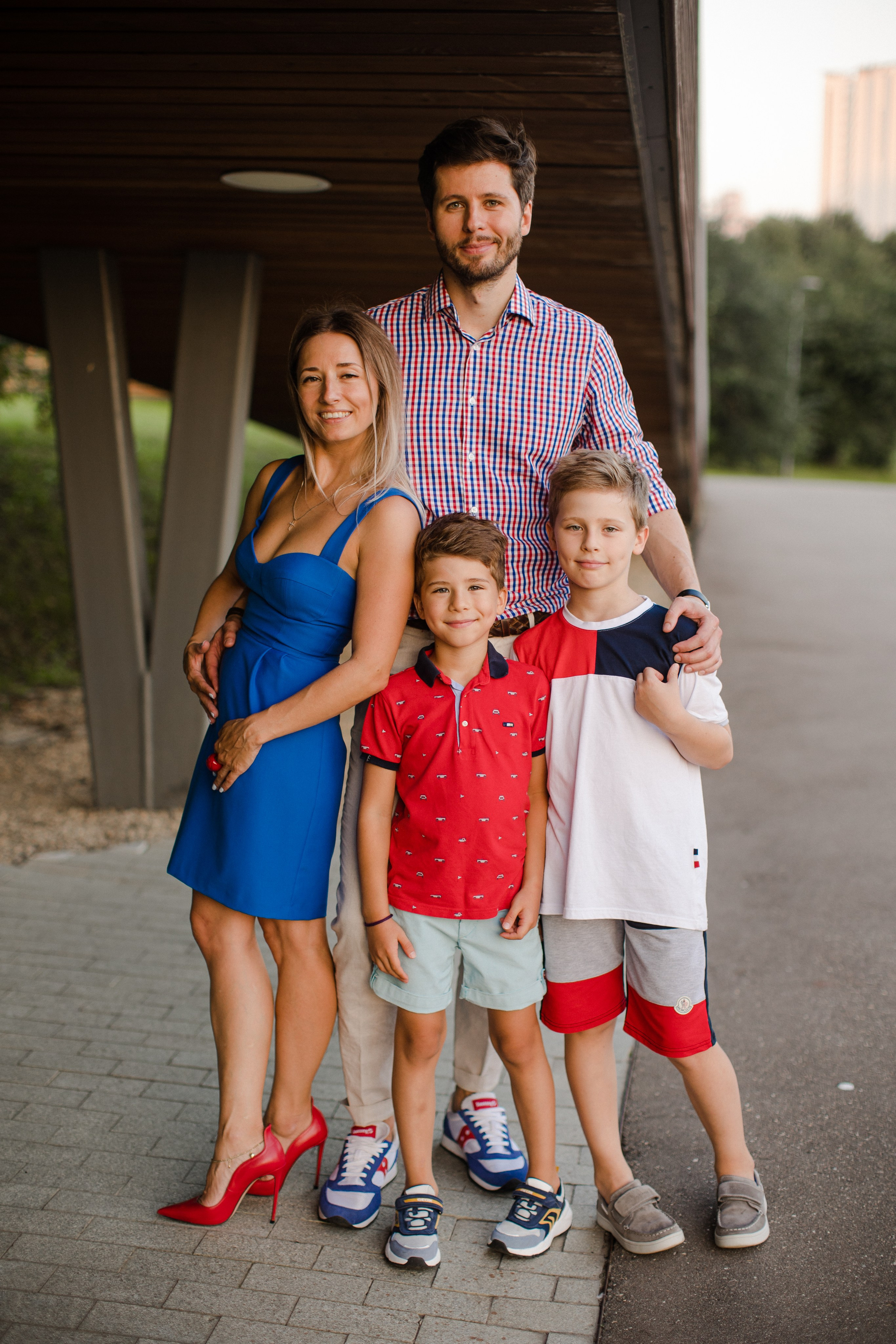 Сережа Юля и дети. Семейный и детский фотограф в Москве Кузьмина Мария